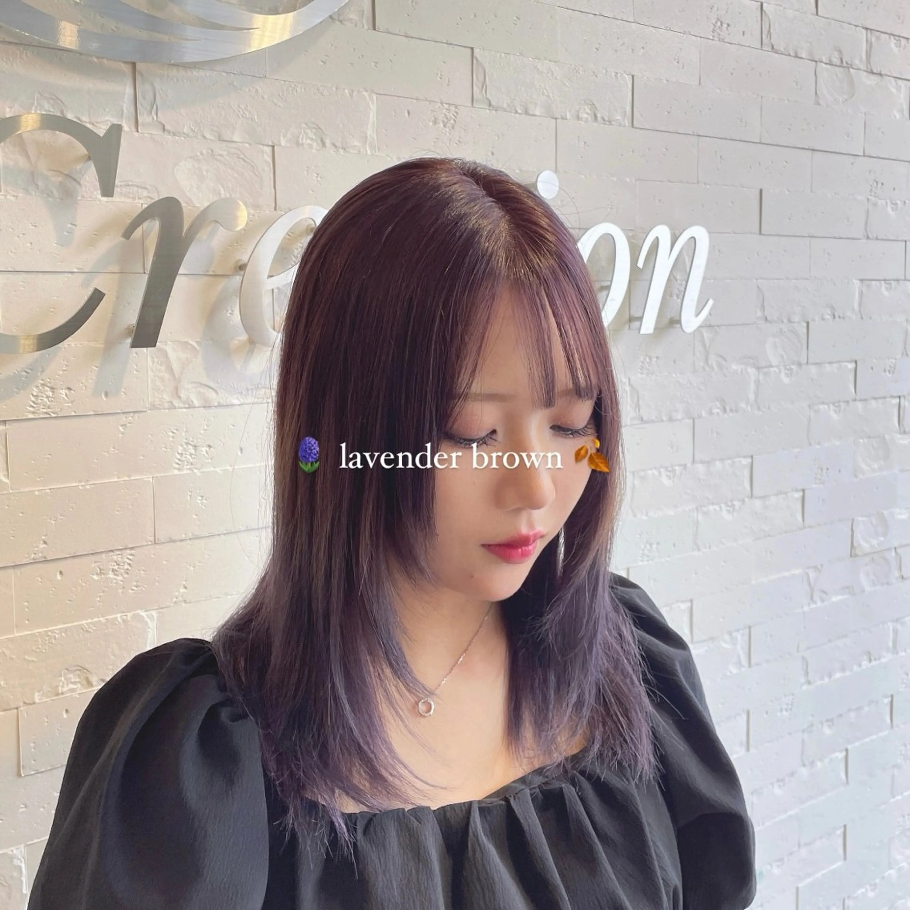 セミロング レイヤーカット🩵 盛れ顔周り/Miuのヘアスタイル