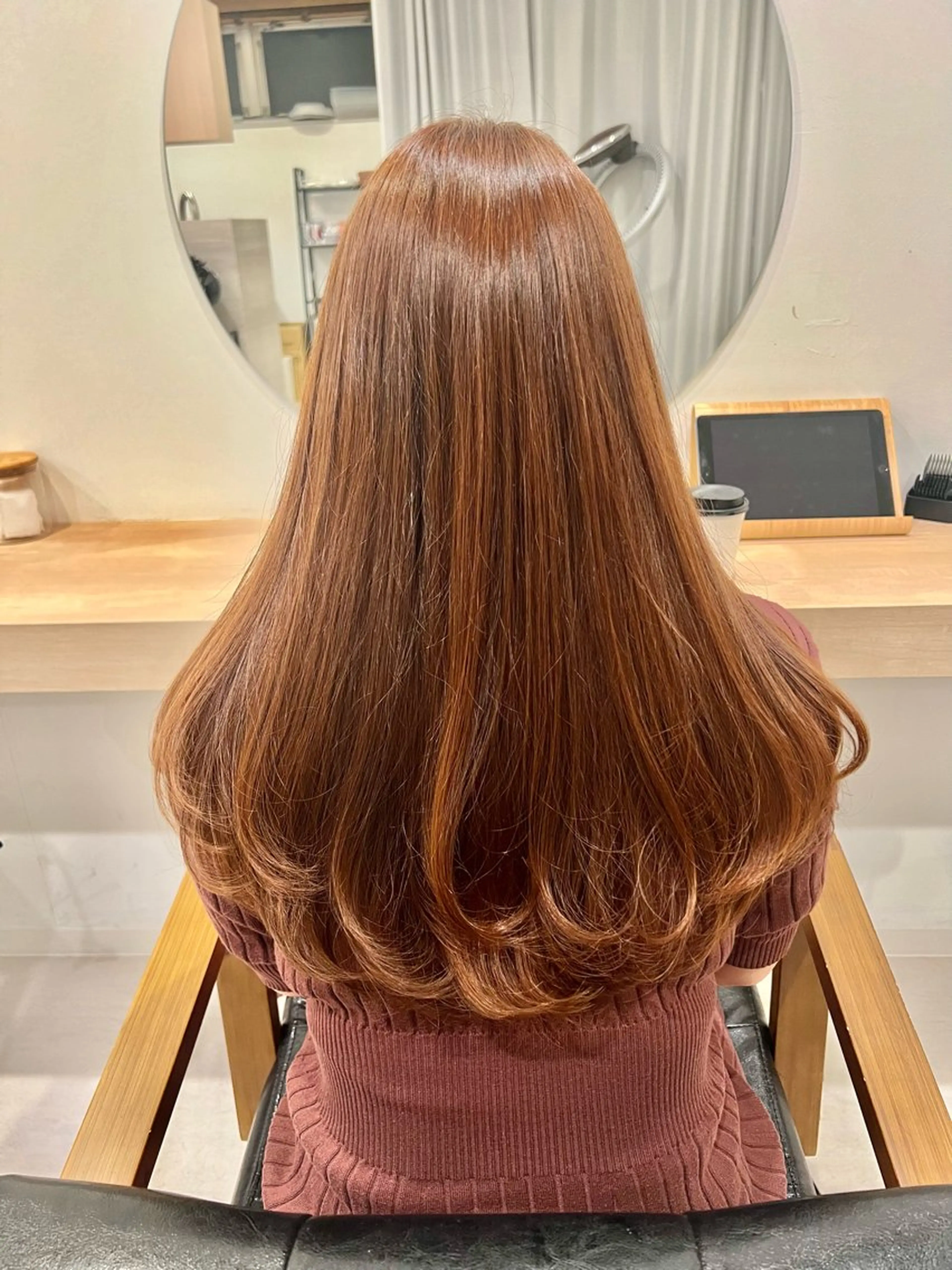 ロング カラー Noel所属・福井 茉菜美のヘアスタイル