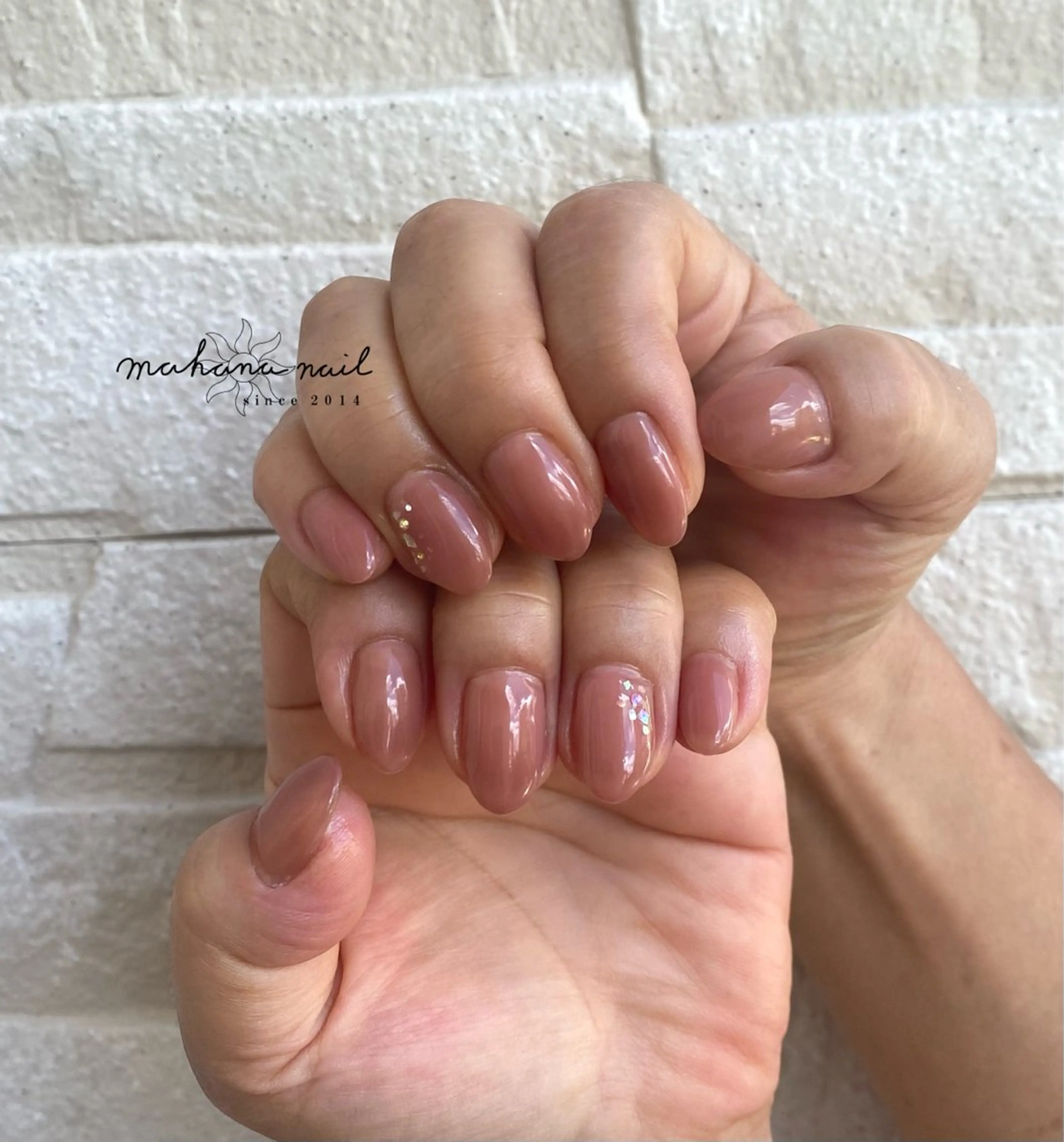 ネイル ワンカラーネイル mahana nailのネイルデザイン