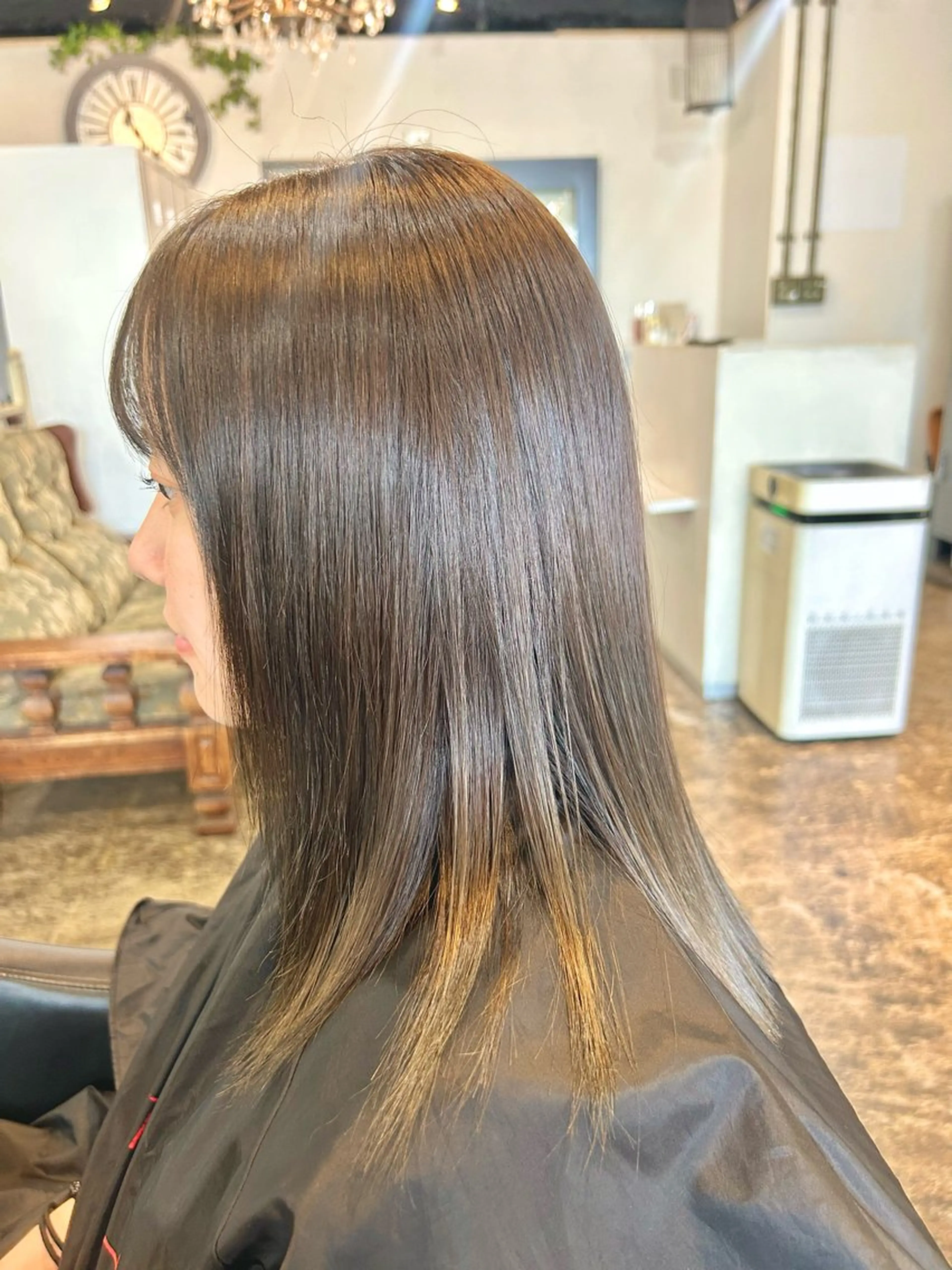 ロング カラー ブラウンカラー ヘアカラー トリートメント beat立川店所属・Julia🖤 🌬️🩵のヘアスタイル