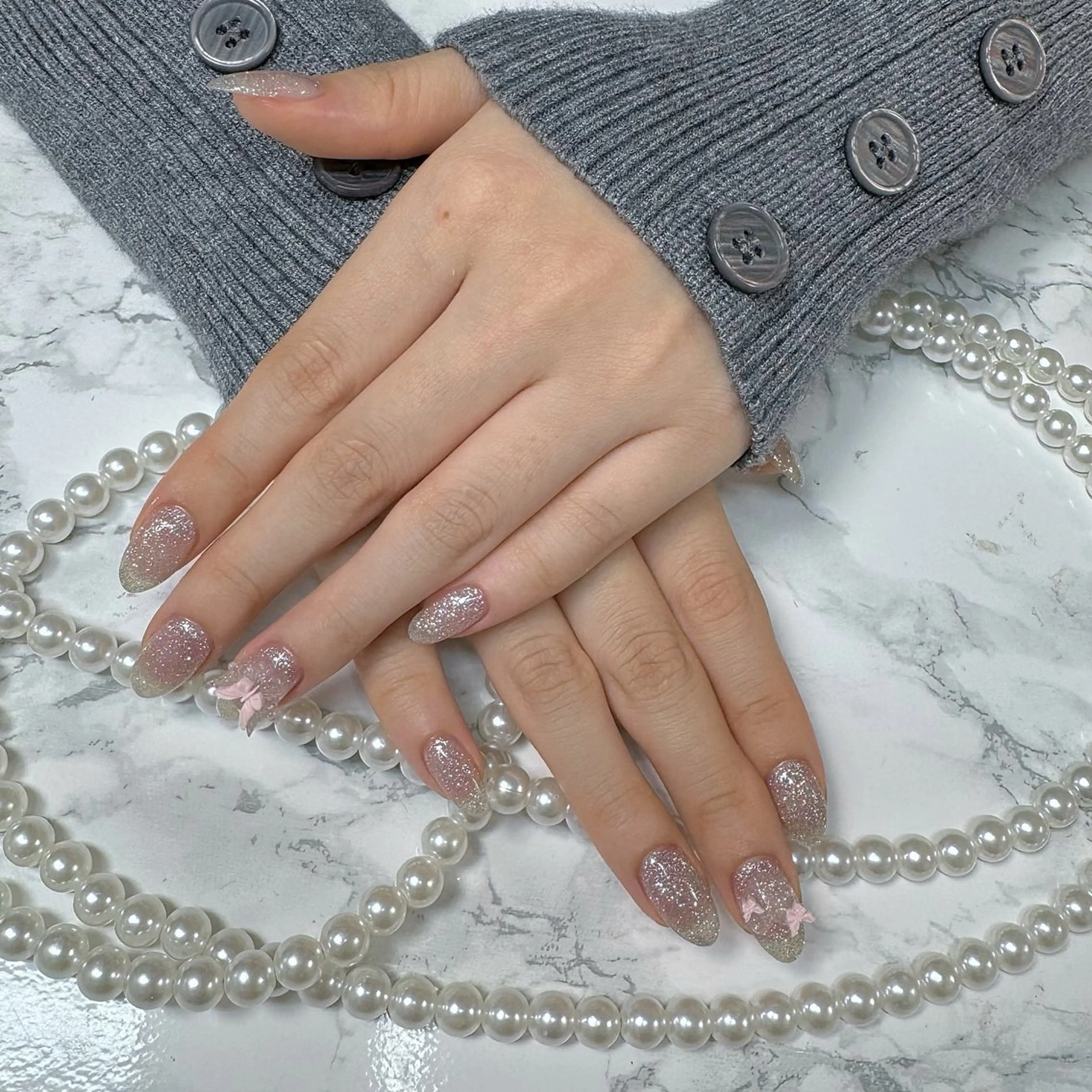 ネイル Hana NAIL所属・🩵 Rin🩵のネイルデザイン