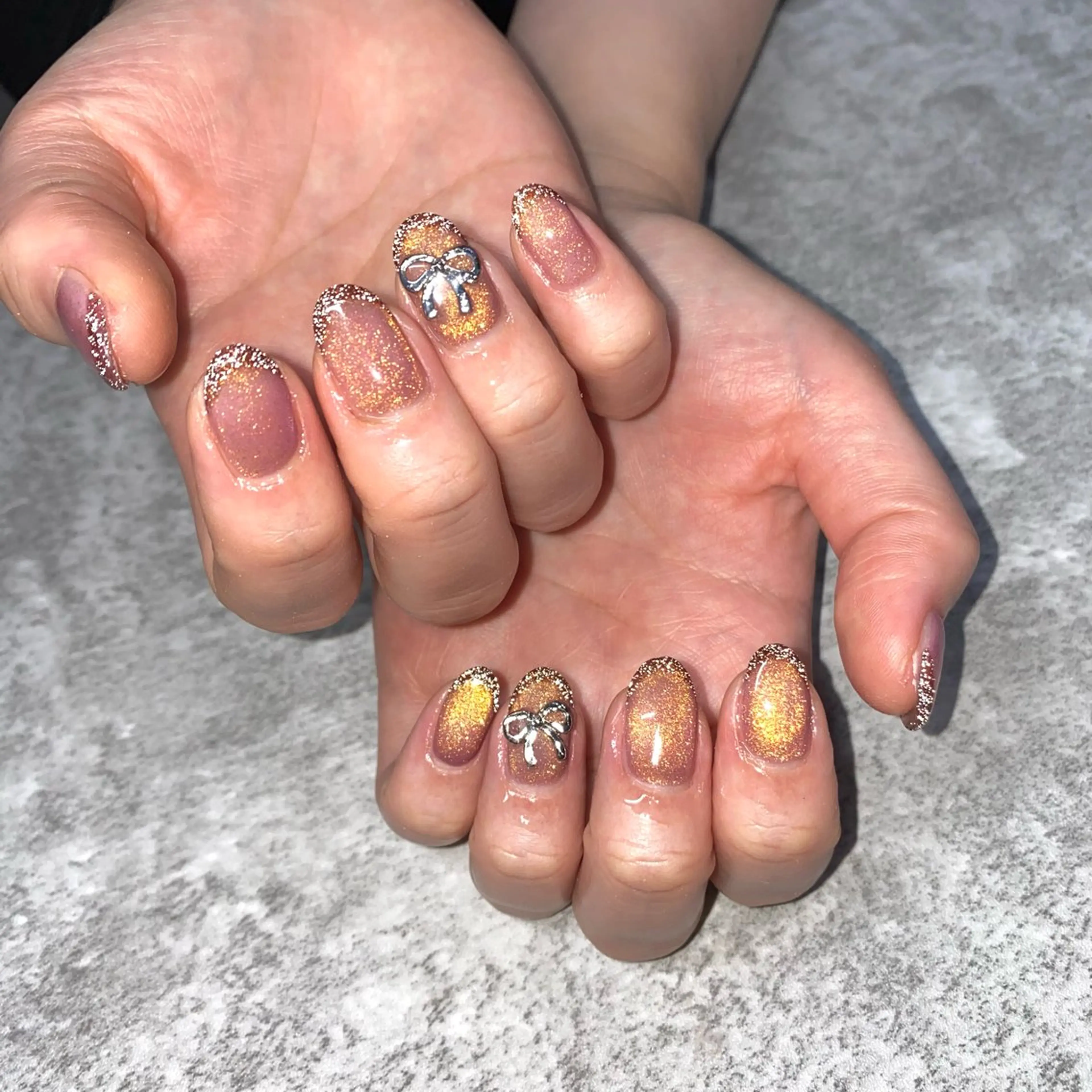 ネイル フラッシュネイル ラメ(グリッター) ハンドネイル ★Rinail... .のネイルデザイン