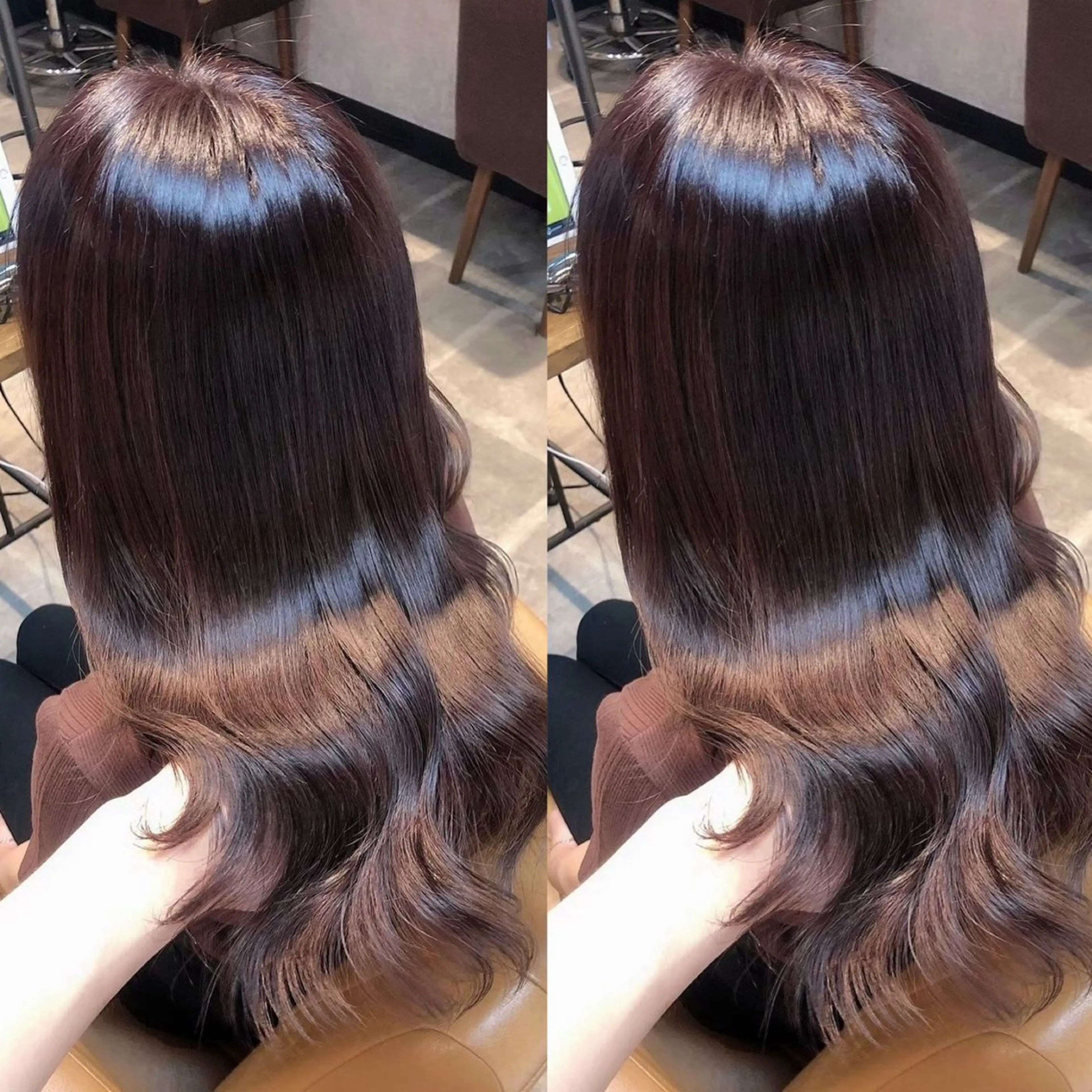 セミロング 髪質改善サロンR'EEL 銀座【リール】所属・🎀ボブ/レイヤー /銀座/Emaのヘアスタイル