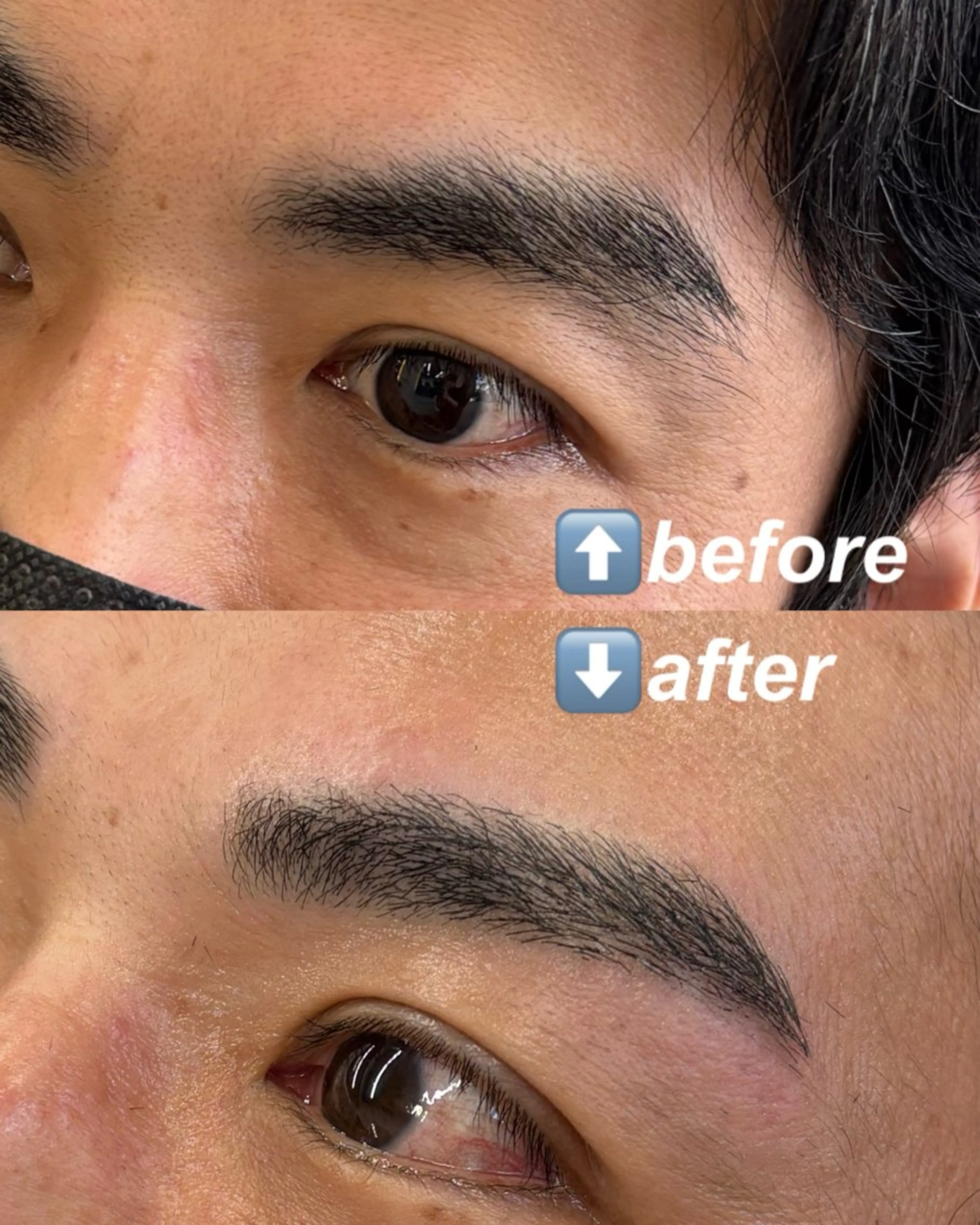 メンズ アイブロウ 眉毛ワックス脱毛 ワックス脱毛 眉カット 「SHOT」 miharuの眉毛・アイブロウイメージ