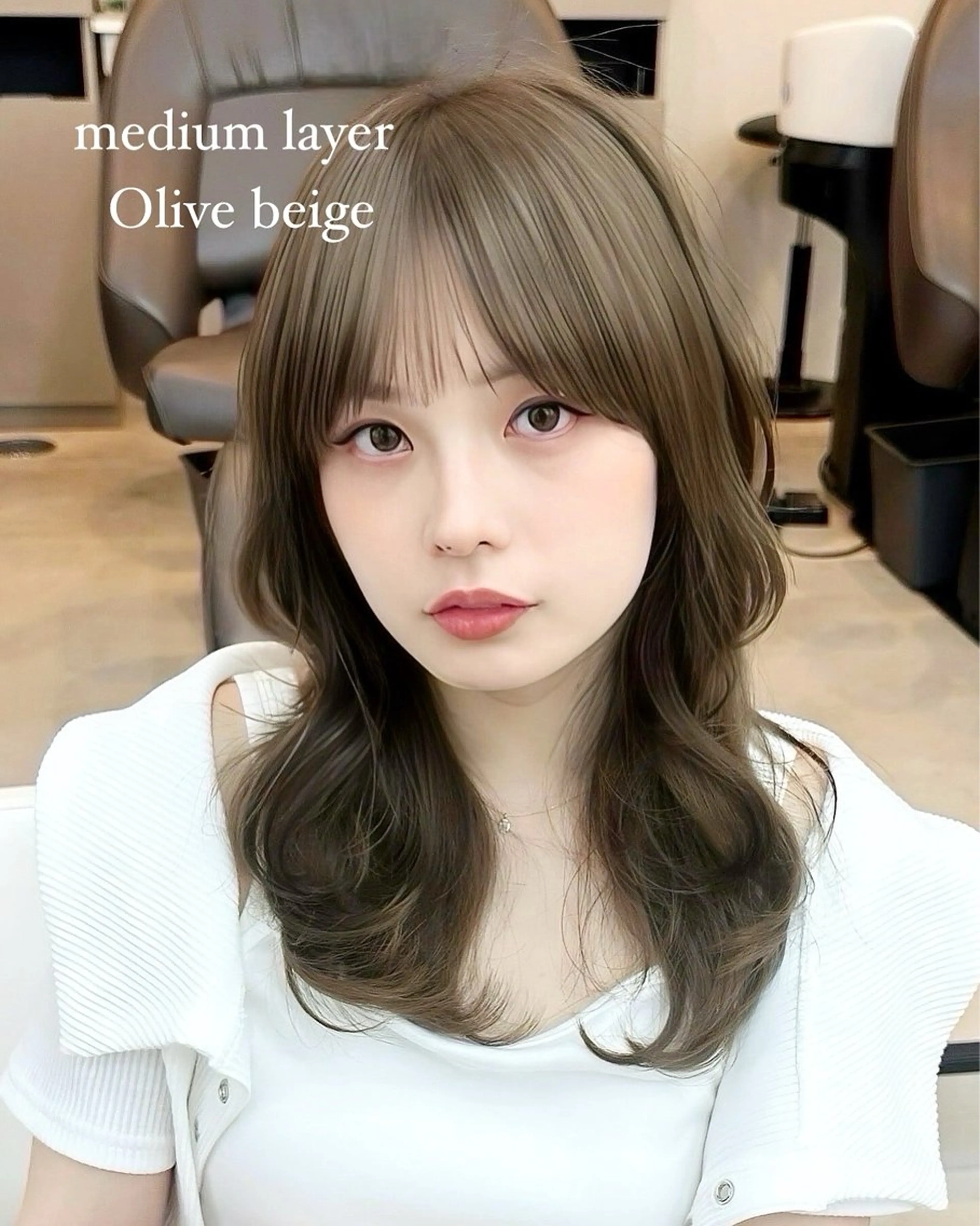 ミディアム Aura所属・丸山 心 / 艶カラーのヘアスタイル