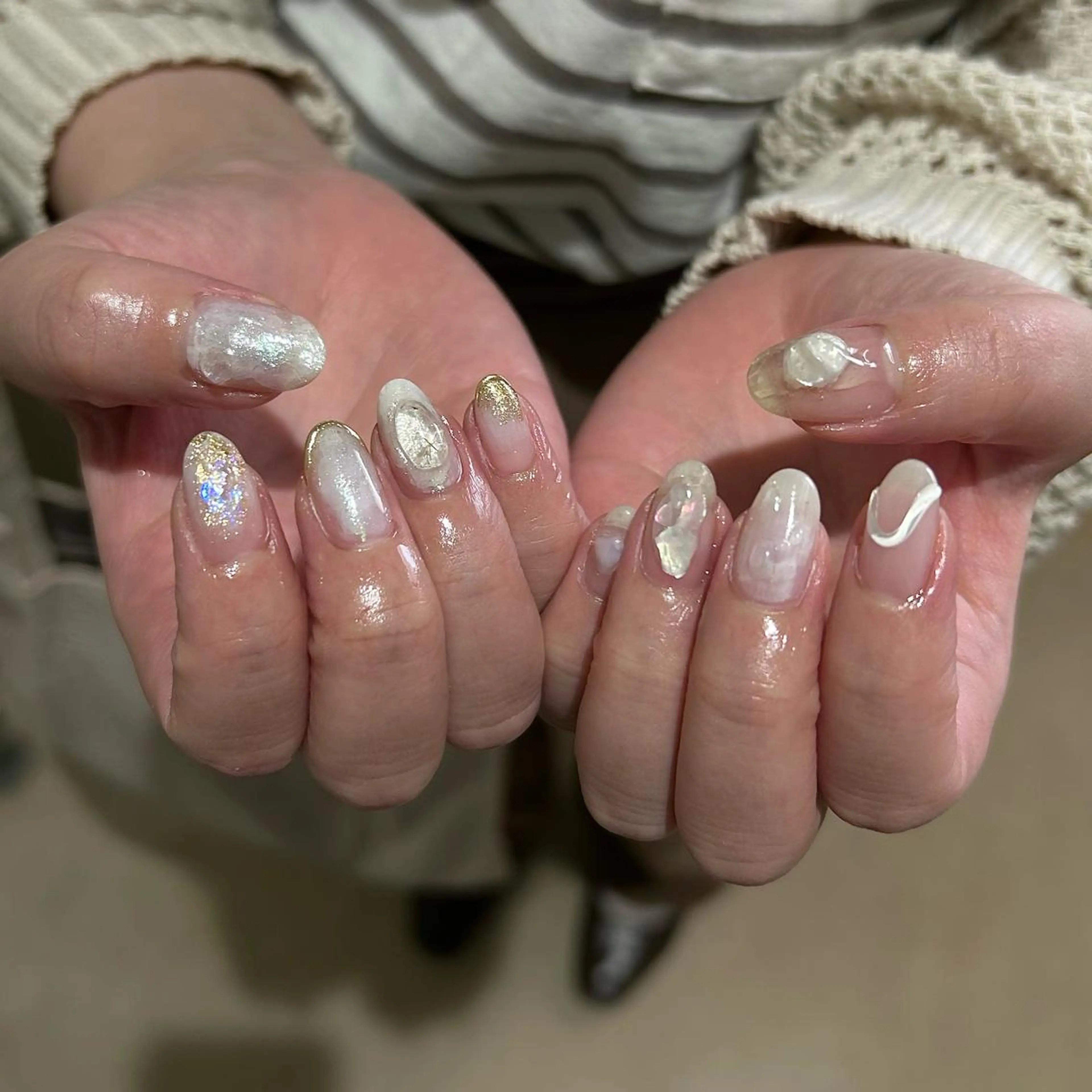 ネイル パラあり！フィルイン 推しネイル大歓迎！のネイルデザイン