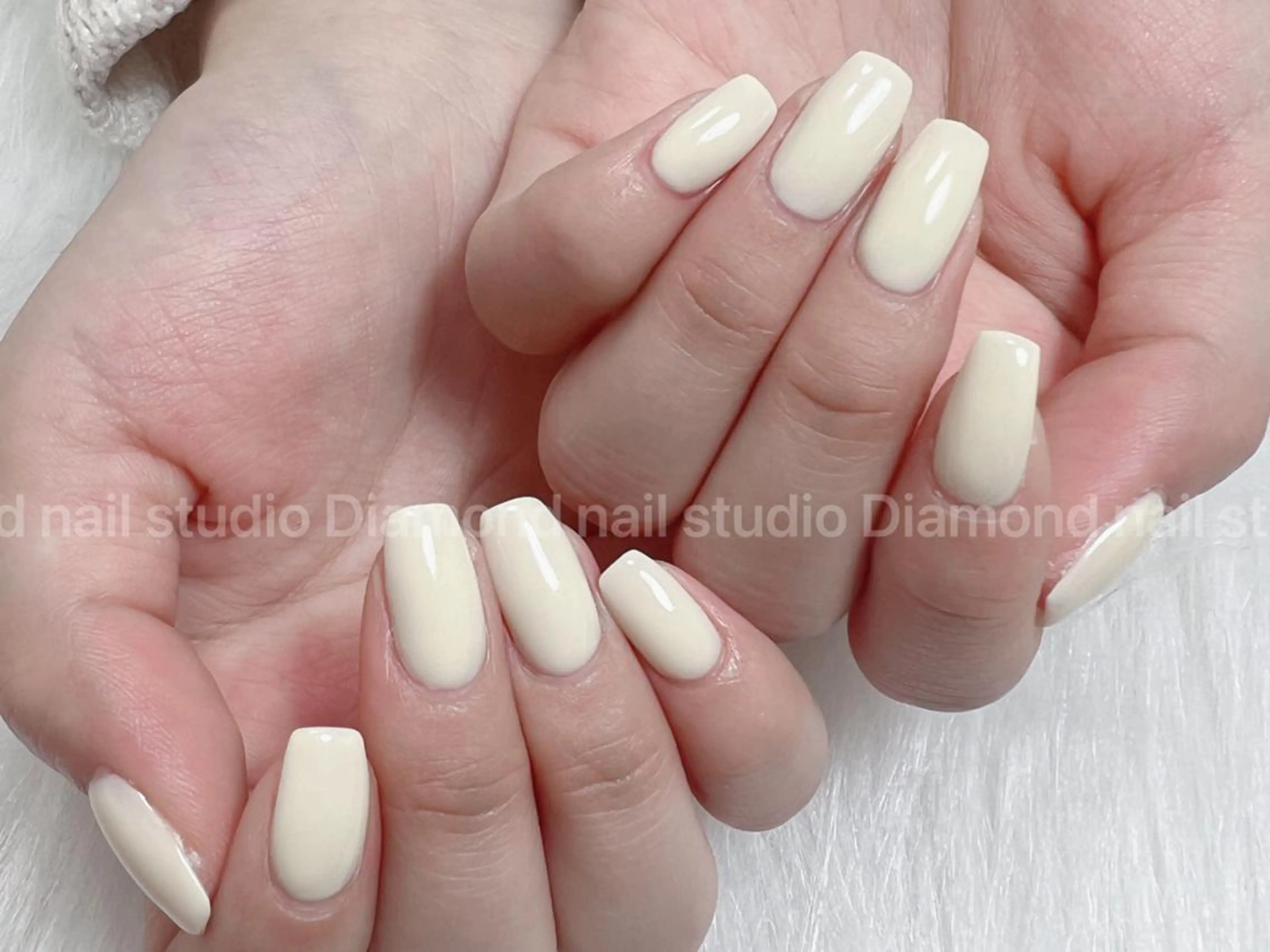 ネイル ワンカラーネイル DIAMOND Nail🍒のネイルデザイン