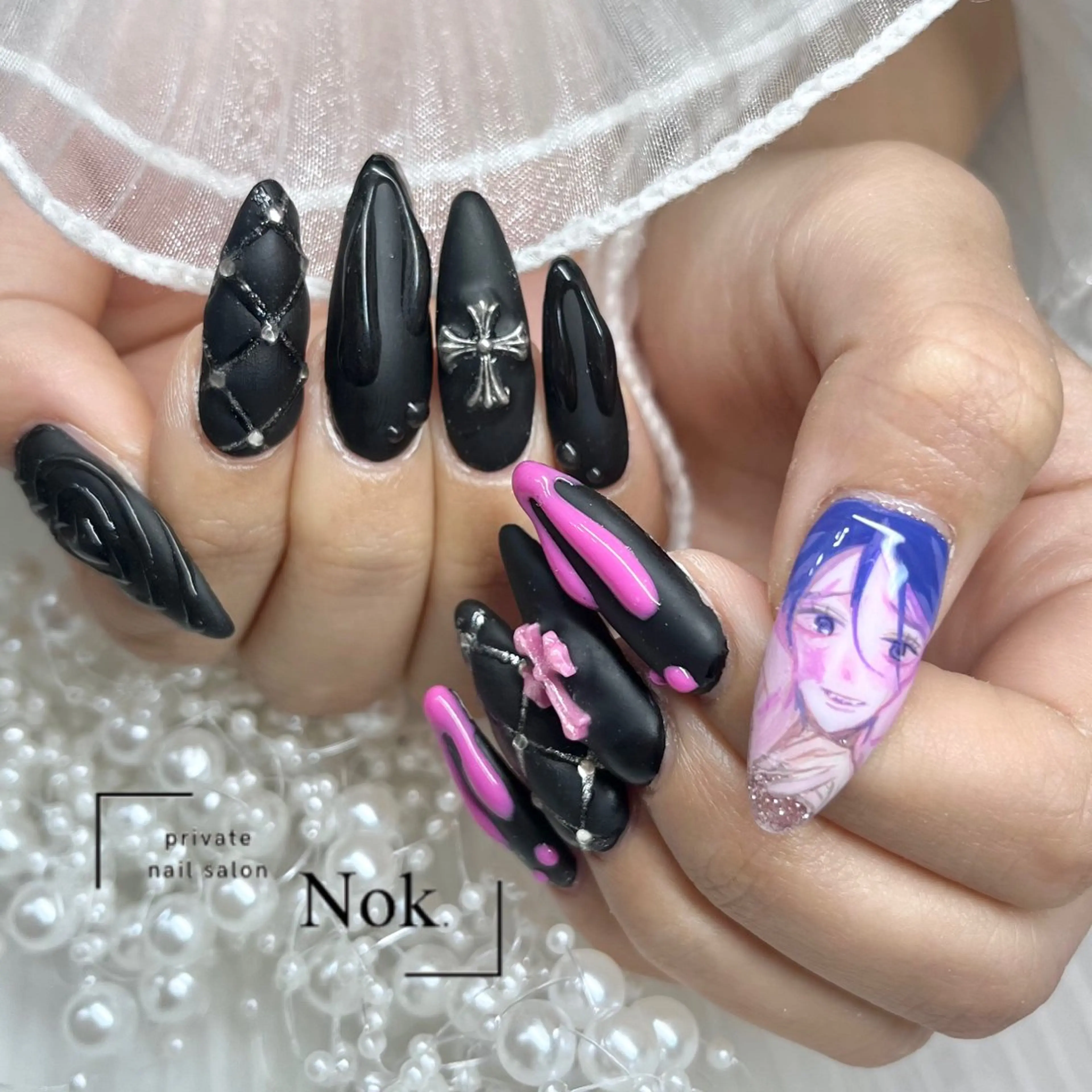 ネイル 池袋痛ネイル Nok. 渡辺のネイルデザイン