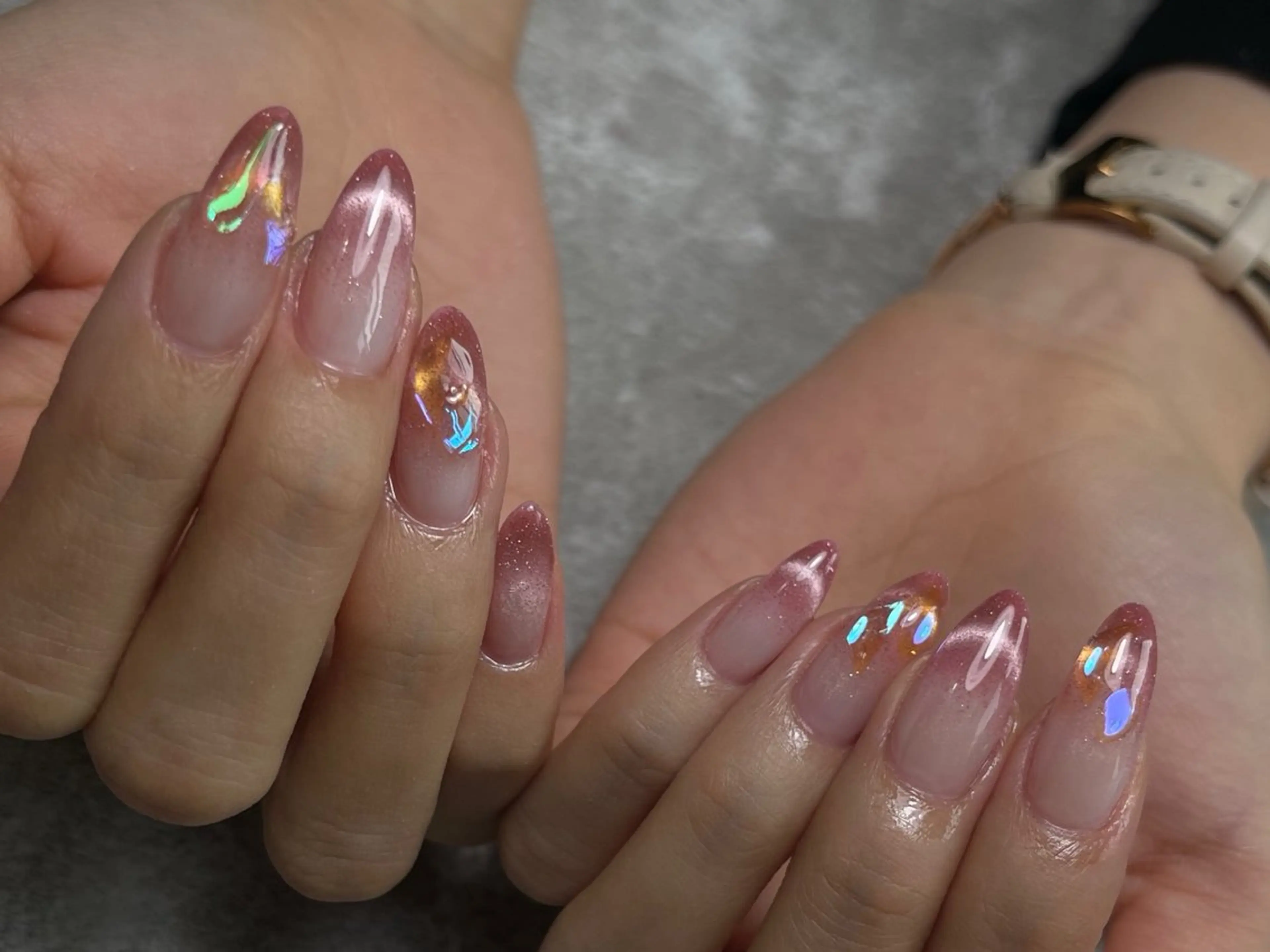 ネイル ハンドネイル ハンドケア nail salon kukuna所属・ワンホン/韓国 nail 大阪アメ村のネイルデザイン