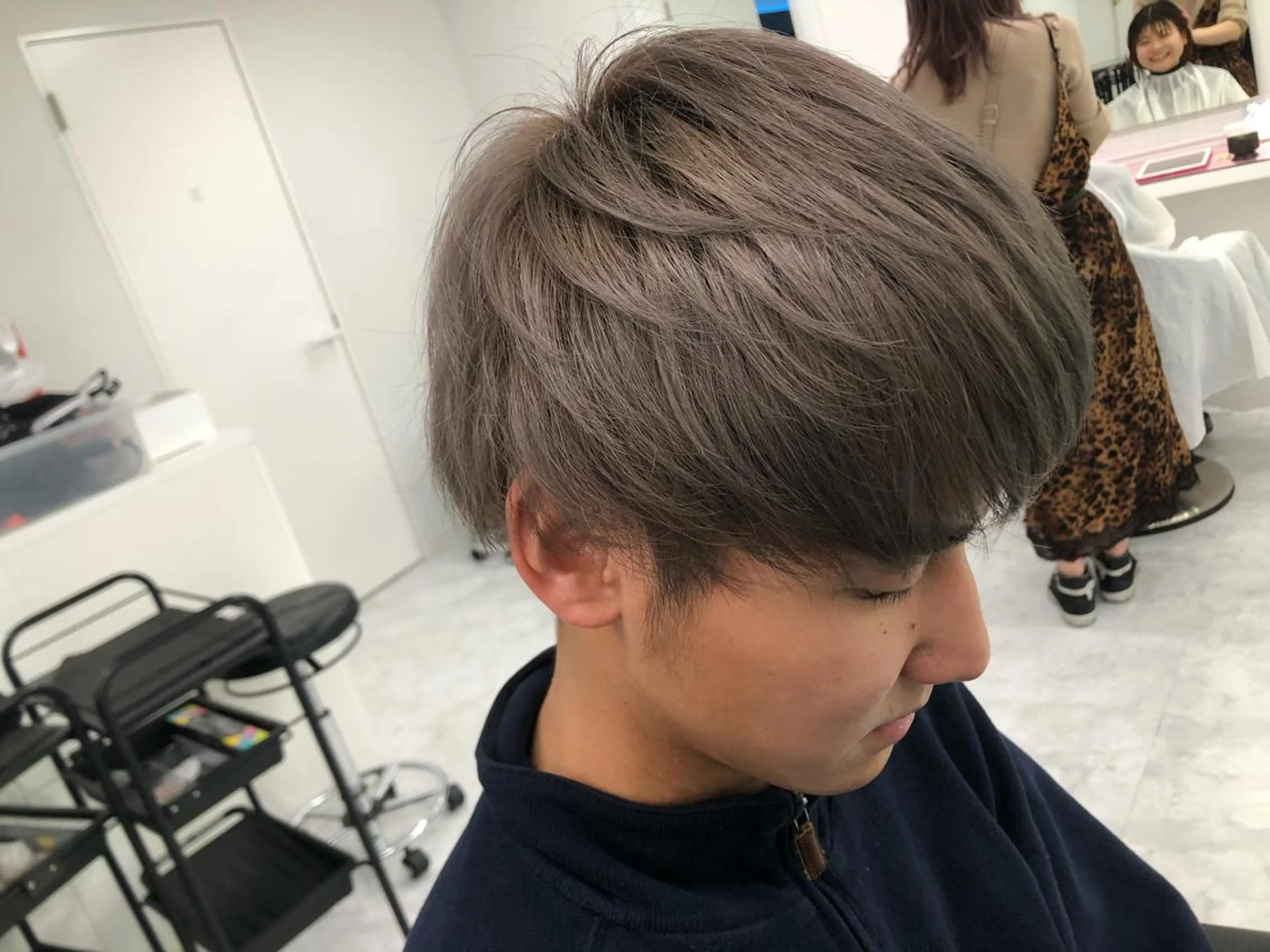 カラー メンズ BABY 艶髪暗髪ヘア💖達人のヘアスタイル