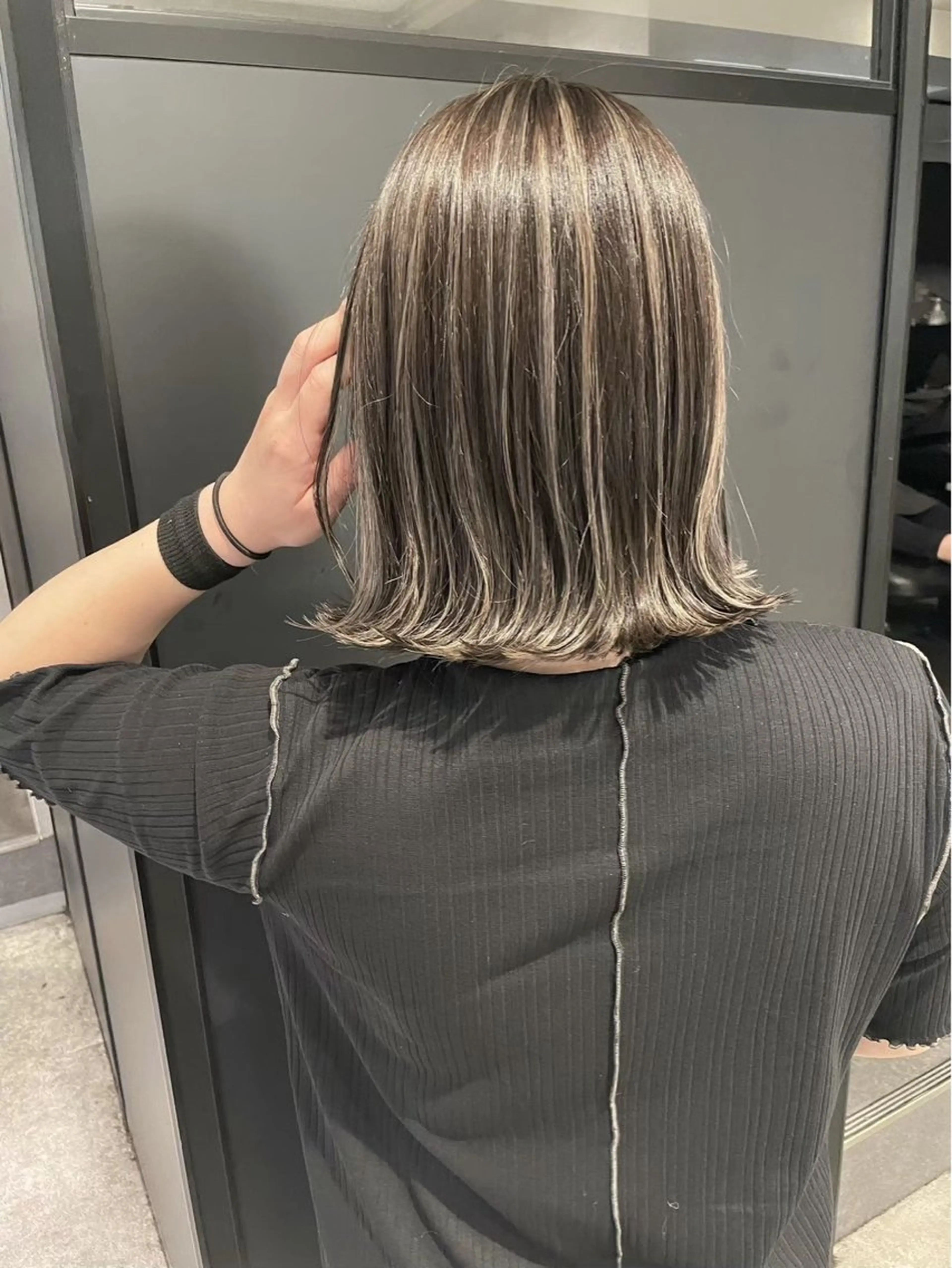 ミディアム カット ヘアカラー トリートメント BUCKS【天王寺】 バックス【駅30秒】のヘアスタイル