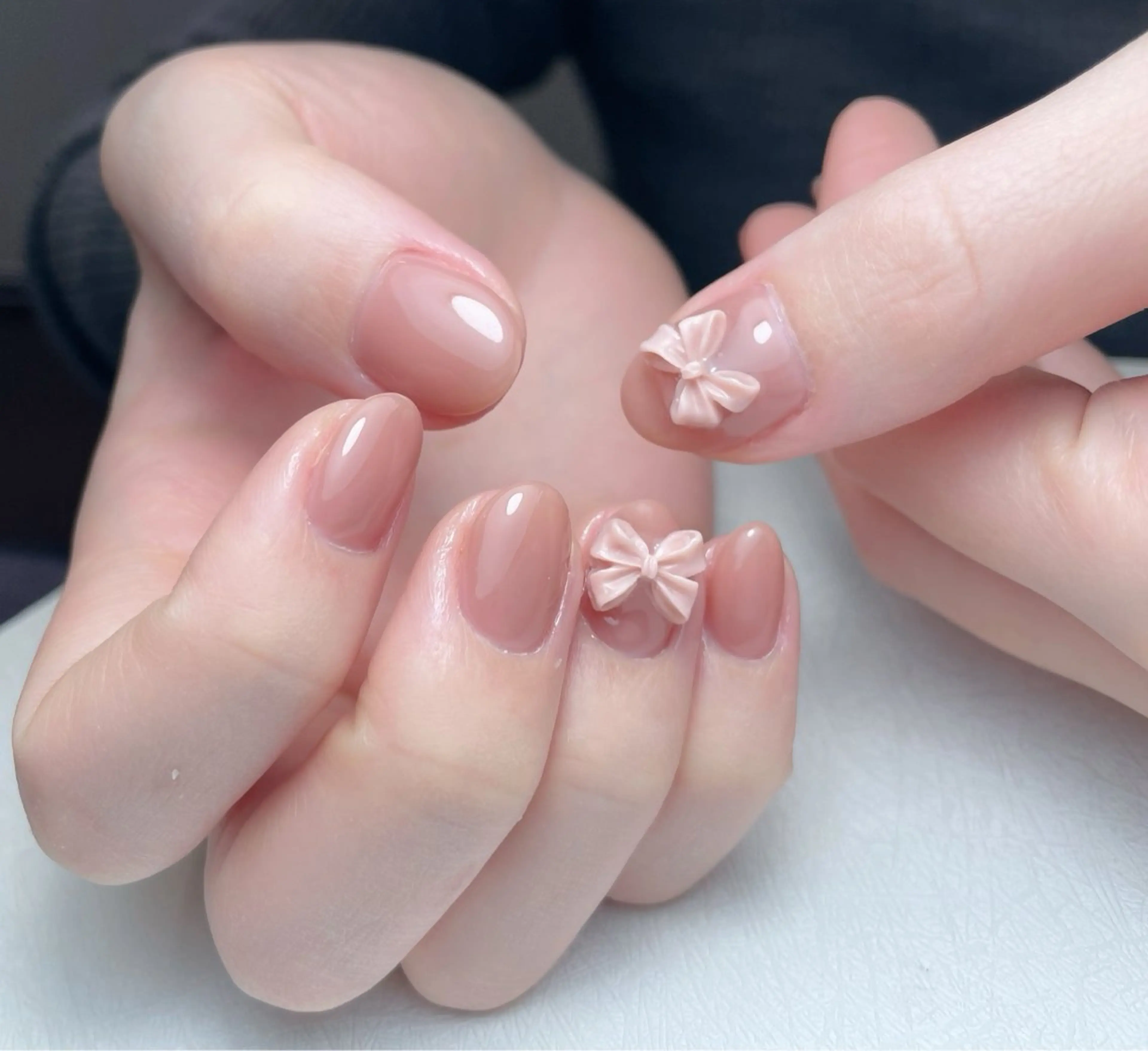 ネイル アートネイル オーロラネイル ブラウン チークネイル 成人式 中野駅から2分 MEO NAILのネイルデザイン