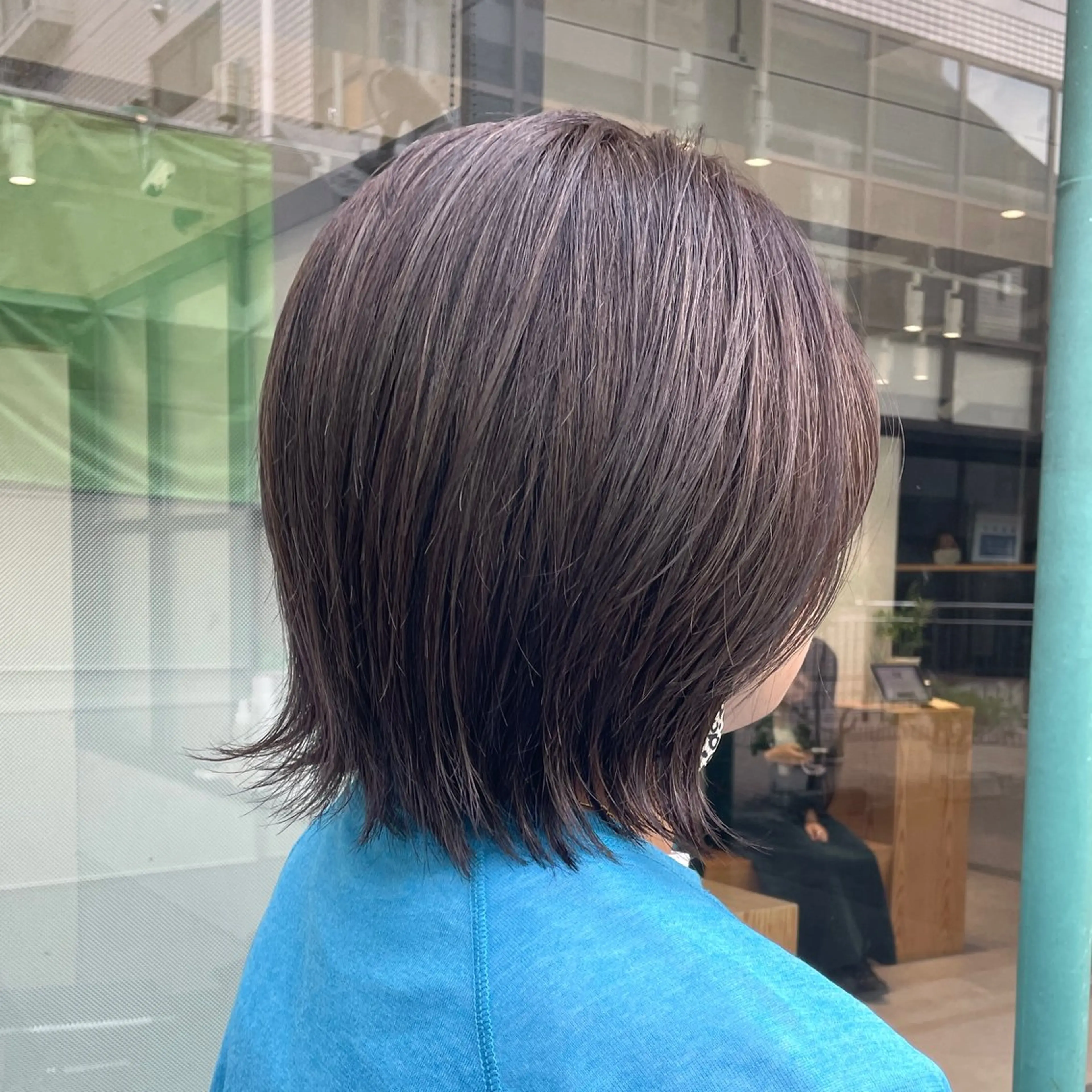 ミディアム カラー ヘアカラー トリートメント ヘッドスパ DX SHARE SALON所属・matka白髪ぼかし 大人ヘア/KEIKOのヘアスタイル