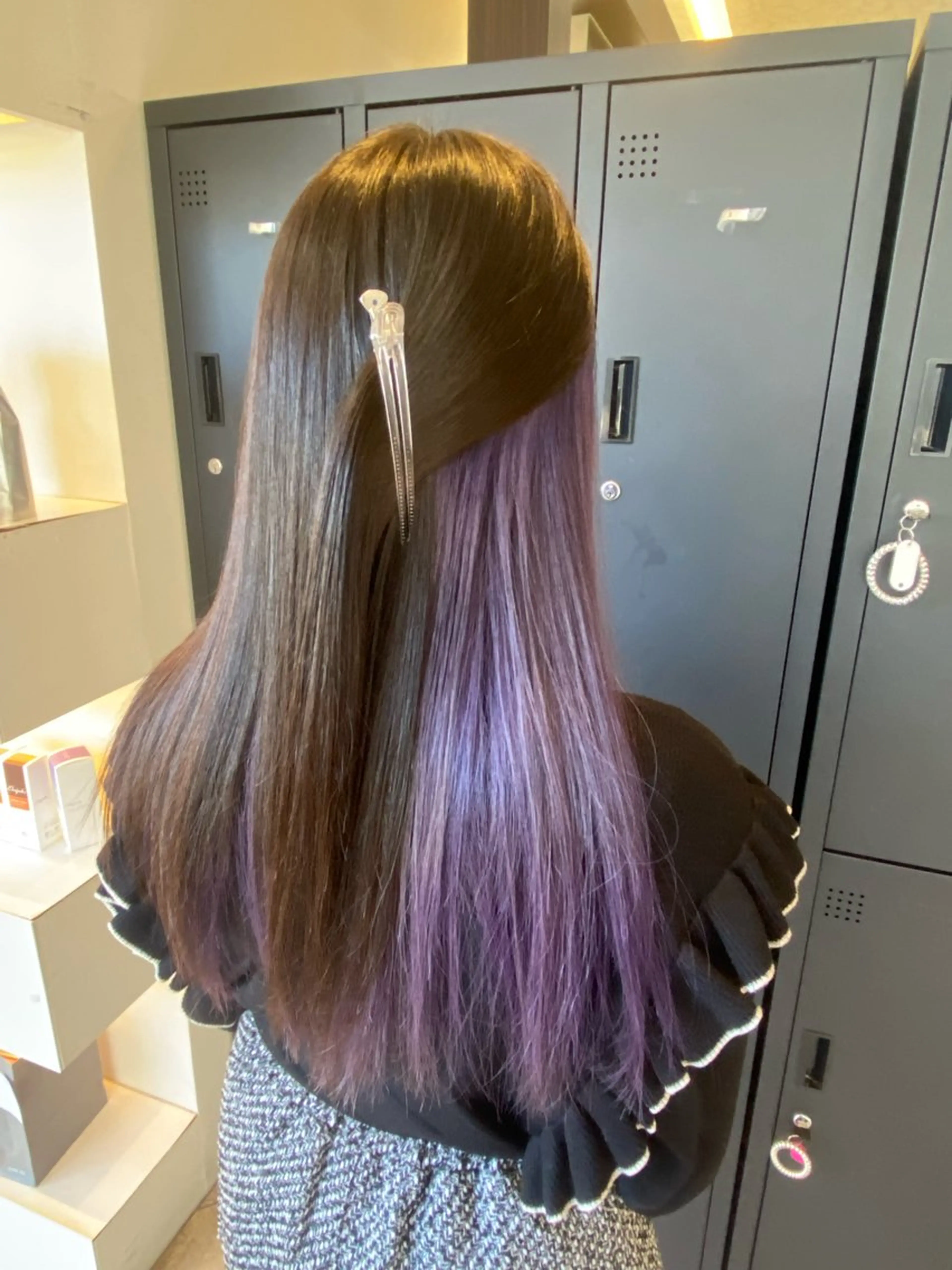 カラー seina🩰 ブリーチ/ヘアセットのヘアスタイル