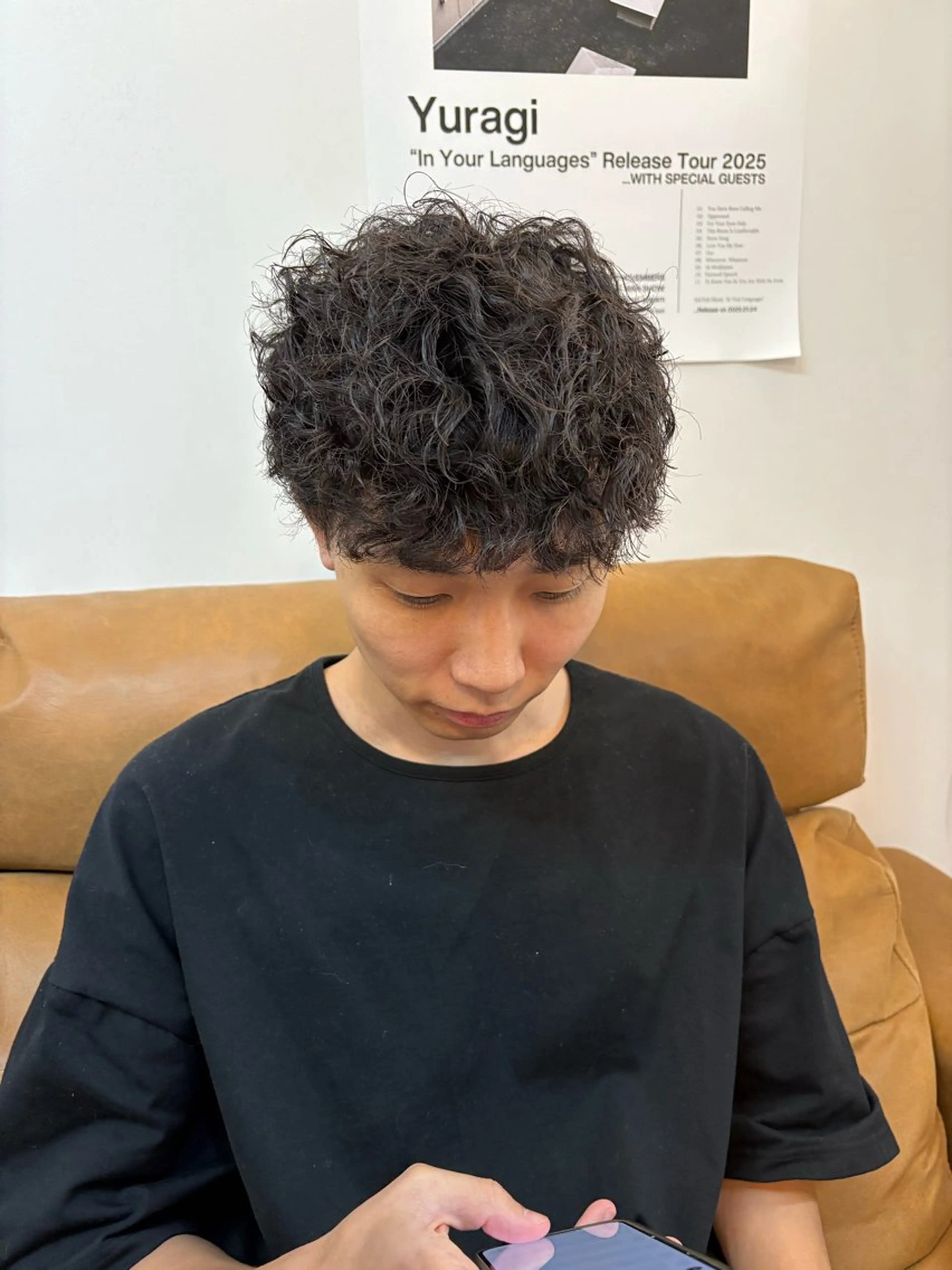 ショート パーマ メンズ メンズパーマ 金子 勇輔 メンズパーマ/心斎橋のヘアスタイル