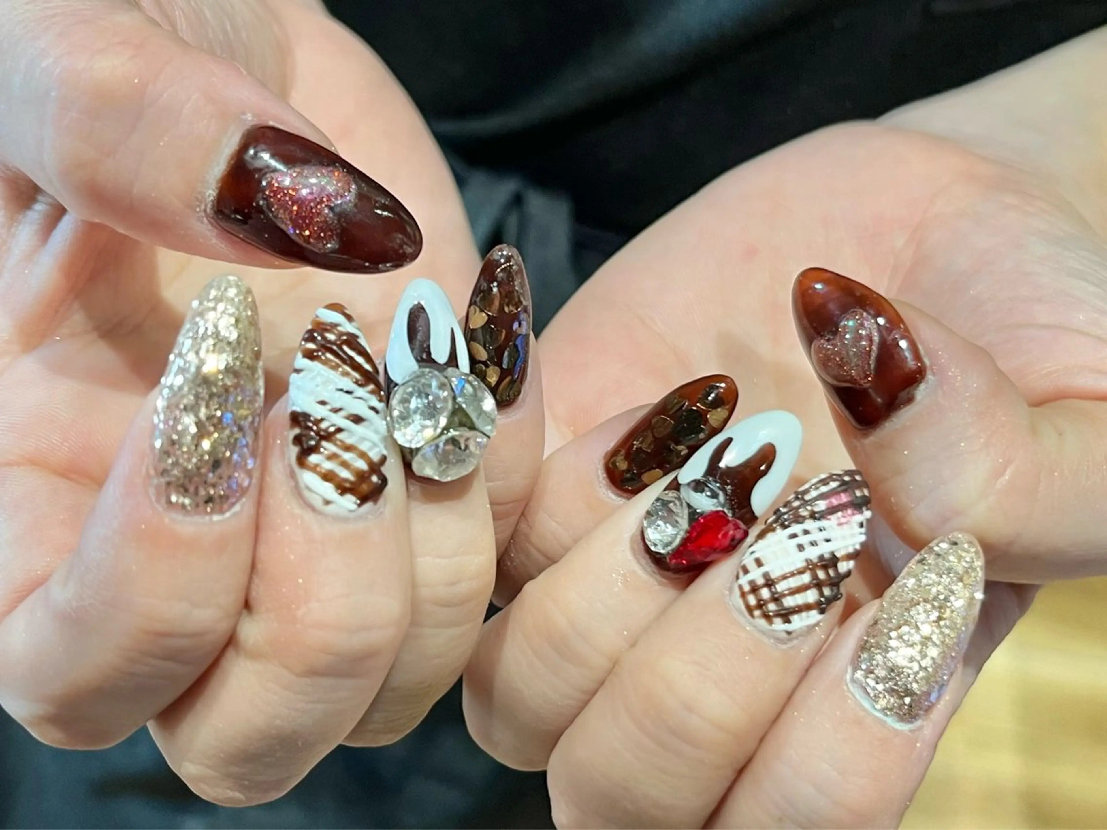 ネイル フラッシュネイル フットネイル ジェルネイル ラメ(グリッター) ラメグラデーション ハンドネイル beautysalonLino所属・ネイルサロン ⭐︎Linoのその他イメージ