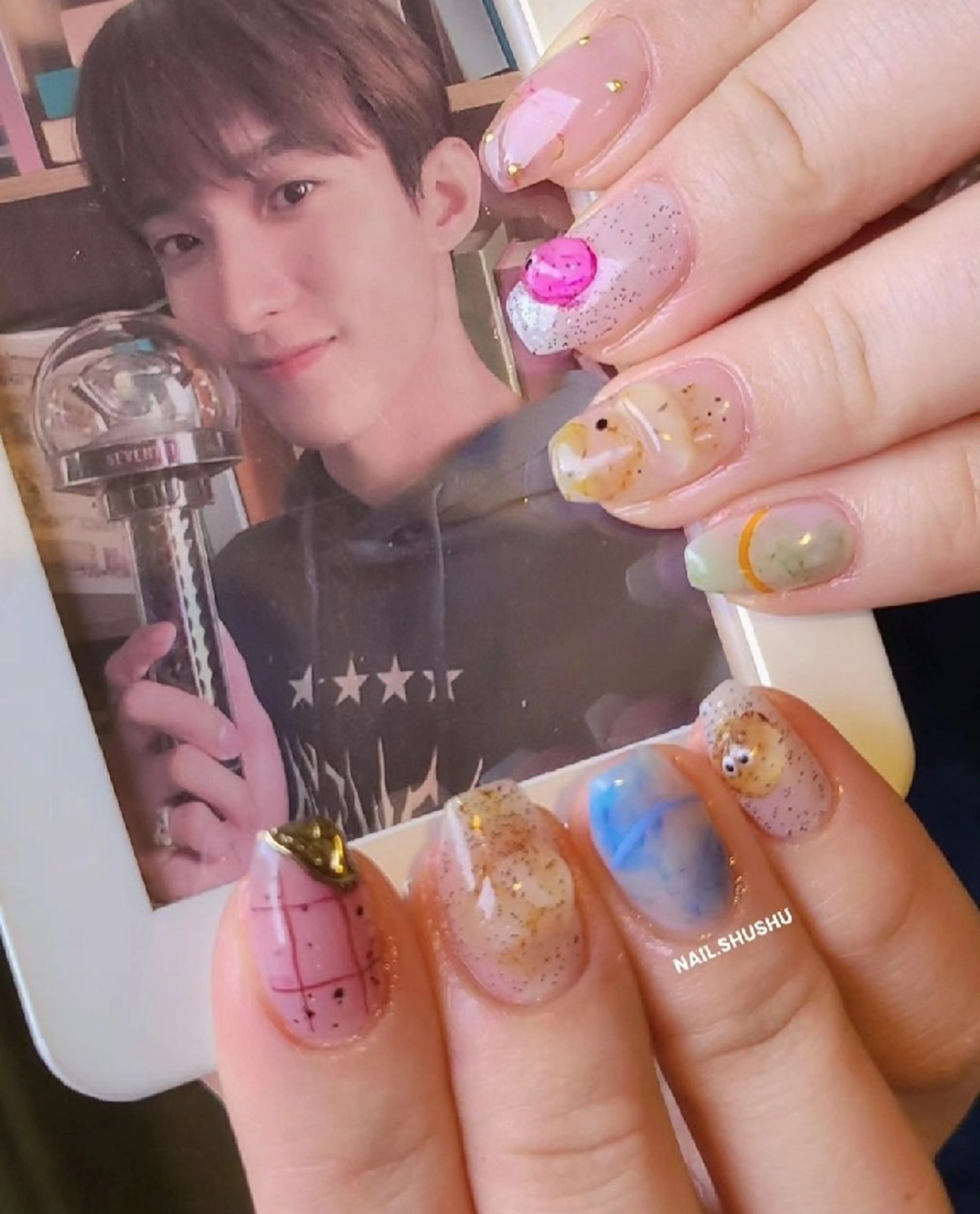 ネイル 3dパーツ/流行り 👧shushu❤️のネイルデザイン