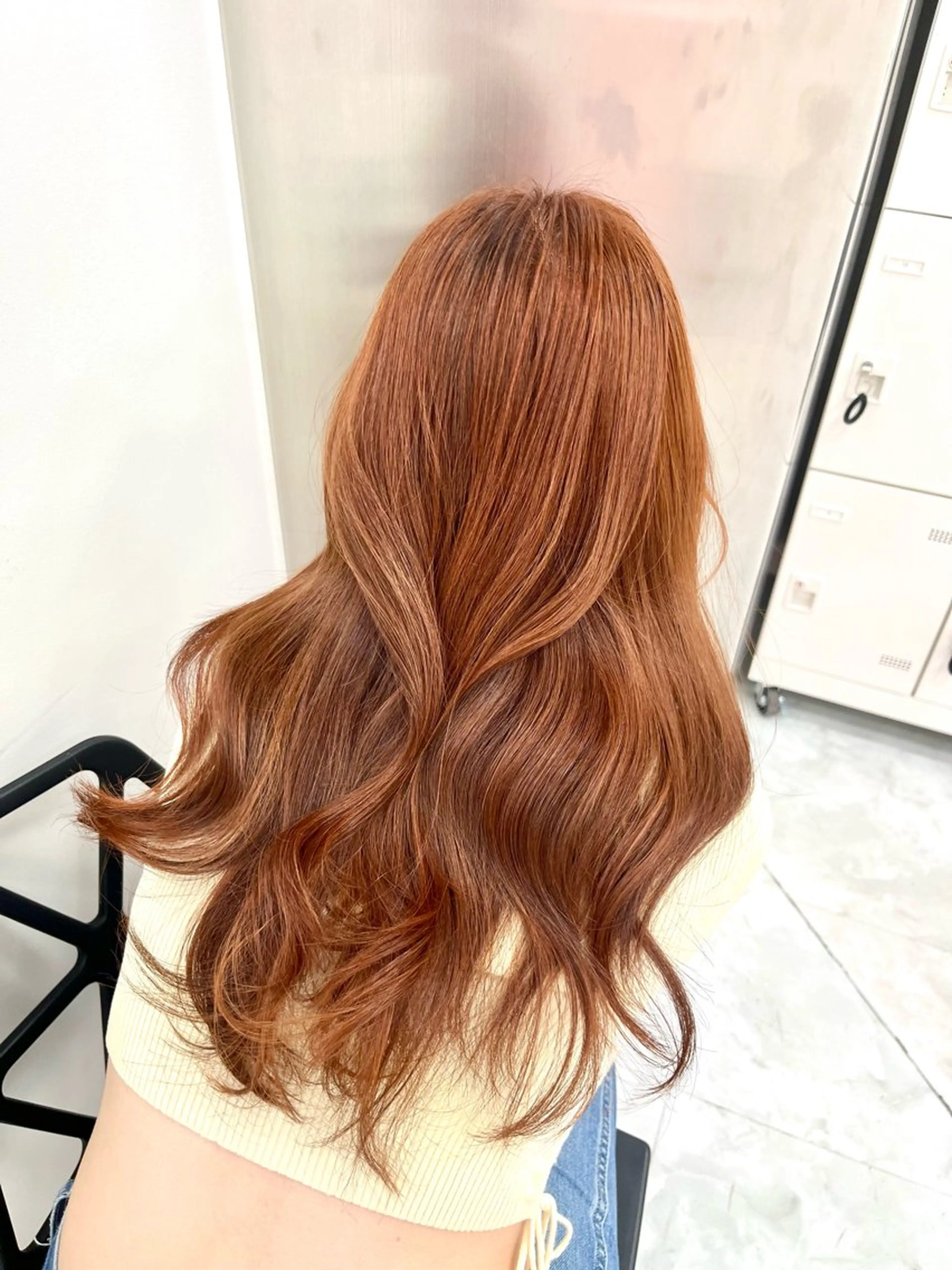 ロング ❤︎ワンホンガーリー なハイトーンヘア❤︎のヘアスタイル