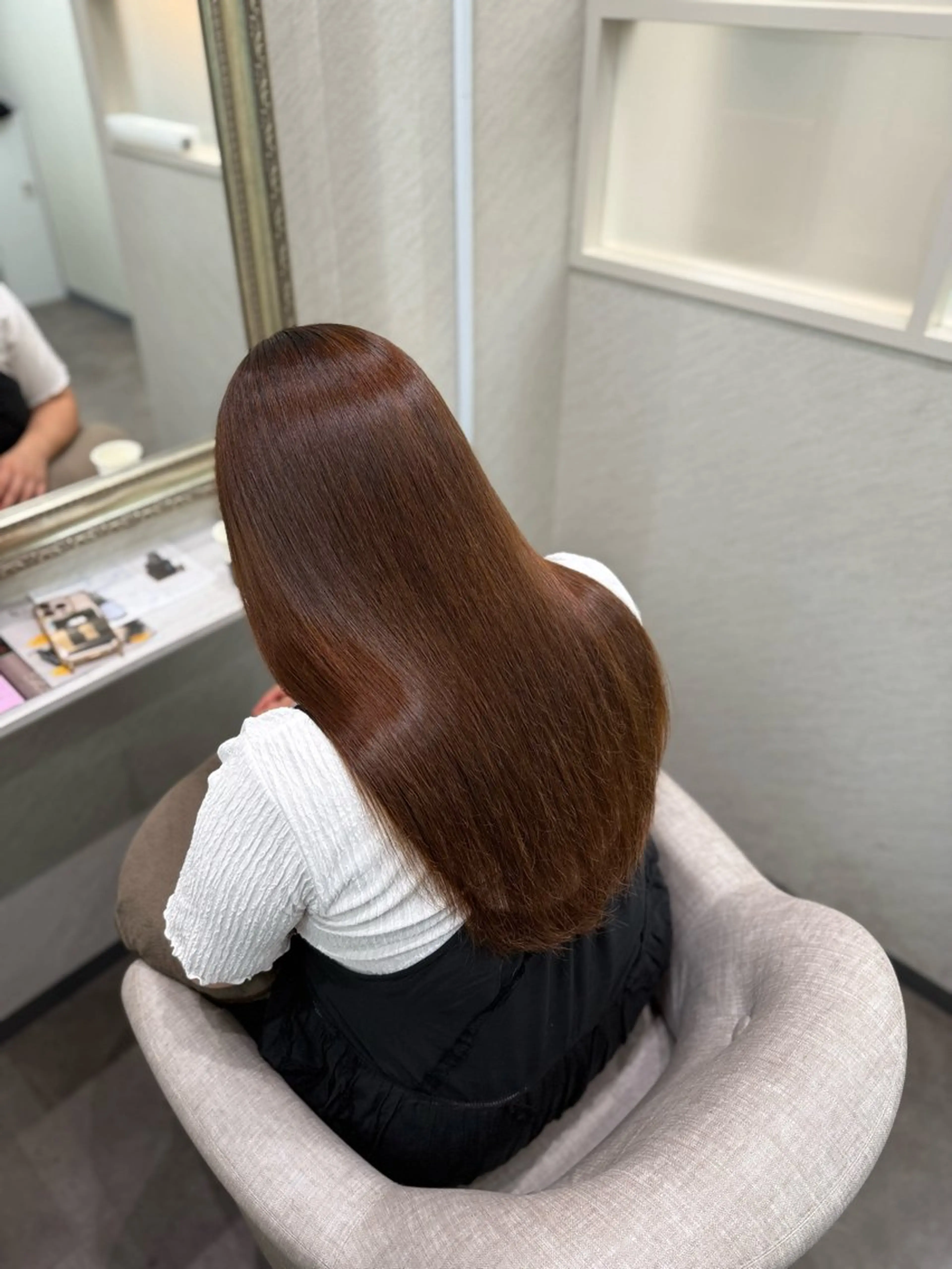 ロング 髪質改善/縮毛矯正 アンナ🍊のヘアスタイル