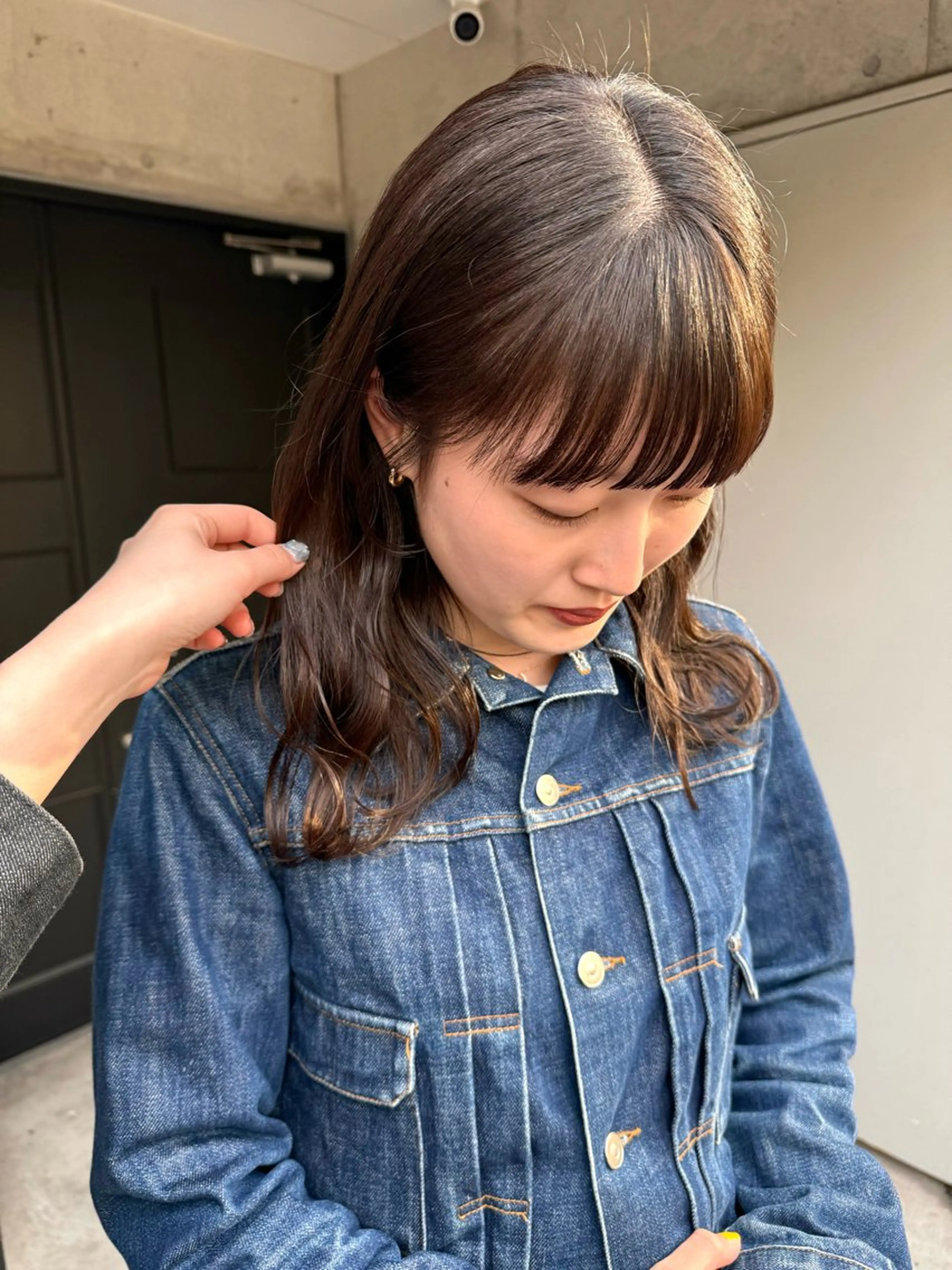 セミロング カラー 🎀asumi/艶カ ラー/ミディアムのヘアスタイル