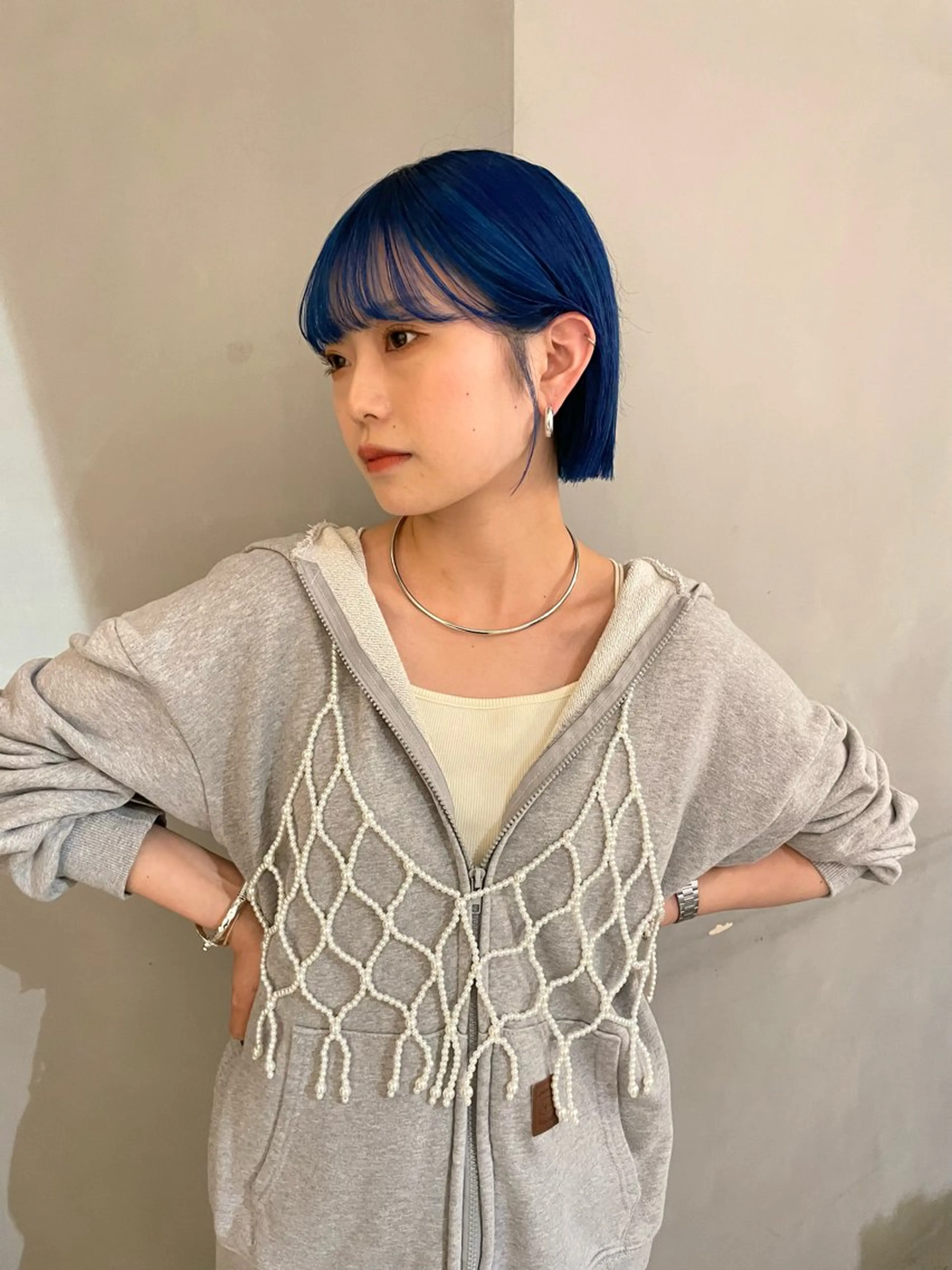 ショート カラー ブリーチ カット ヘアカラー ボブ/パーマ 古家 佑真のヘアスタイル