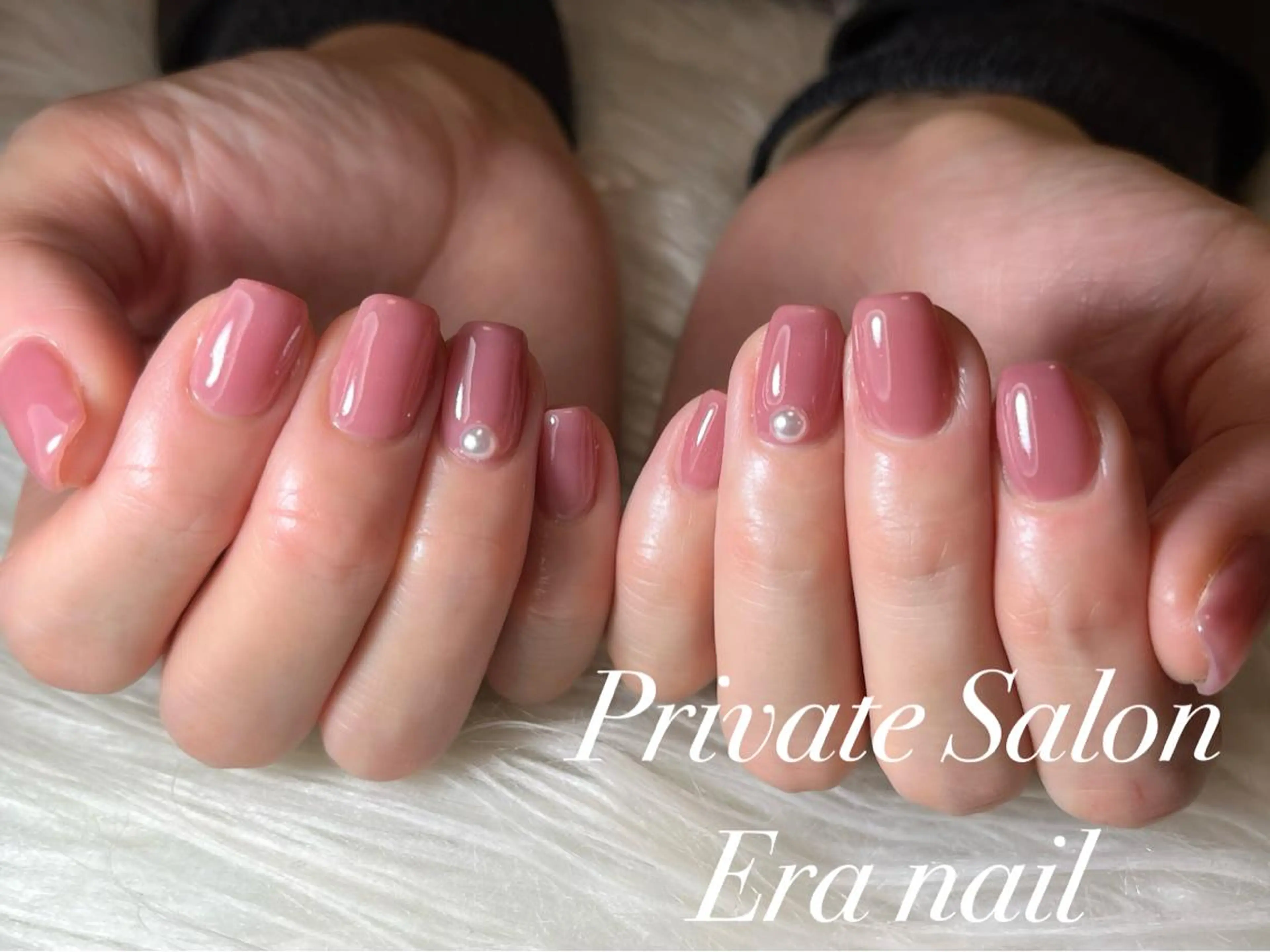 ネイル ワンカラーネイル ハンドネイル Era nailのネイルデザイン
