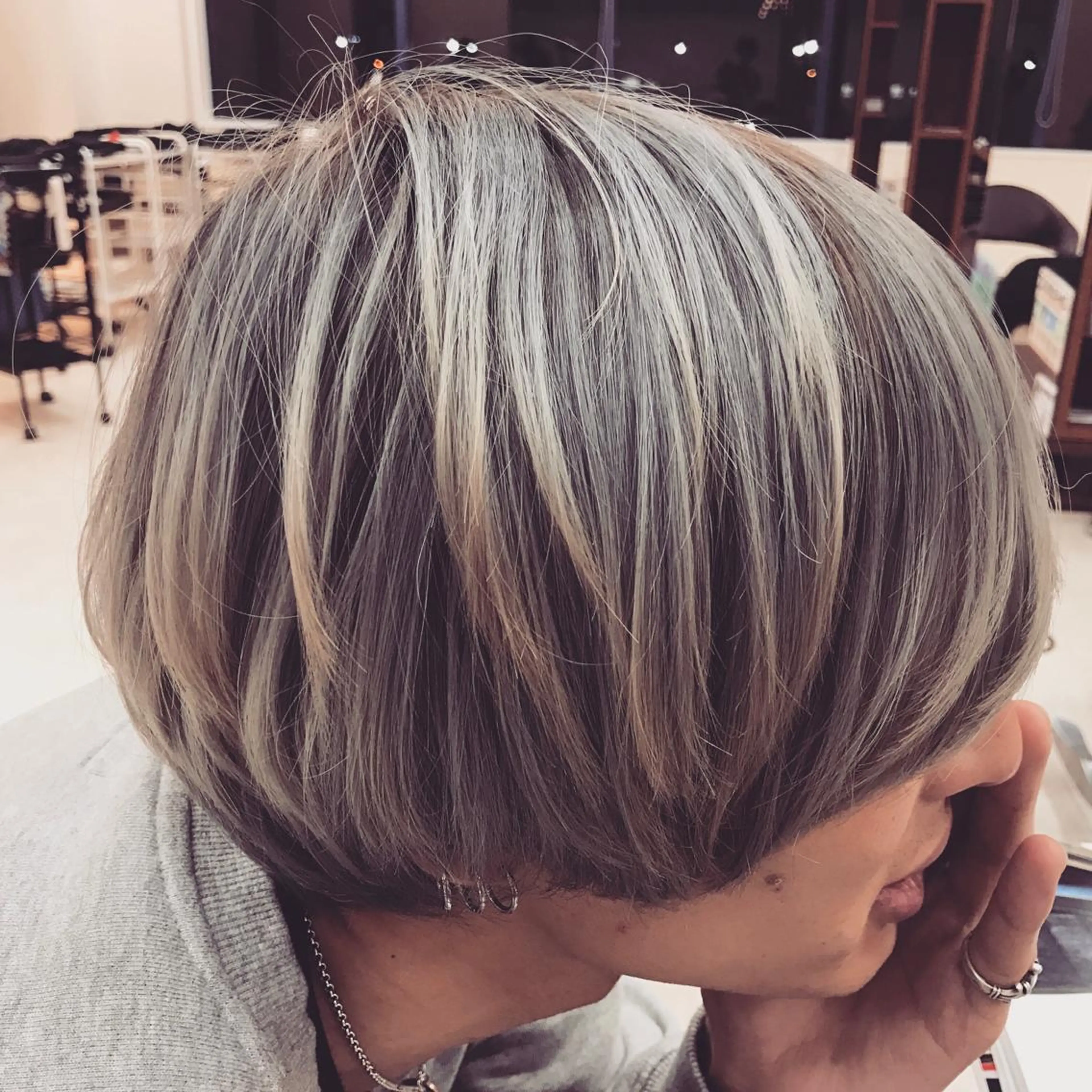 ショート カラー メンズ マッシュ メンズショート ショートヘア 蛯名 ユウジのヘアスタイル