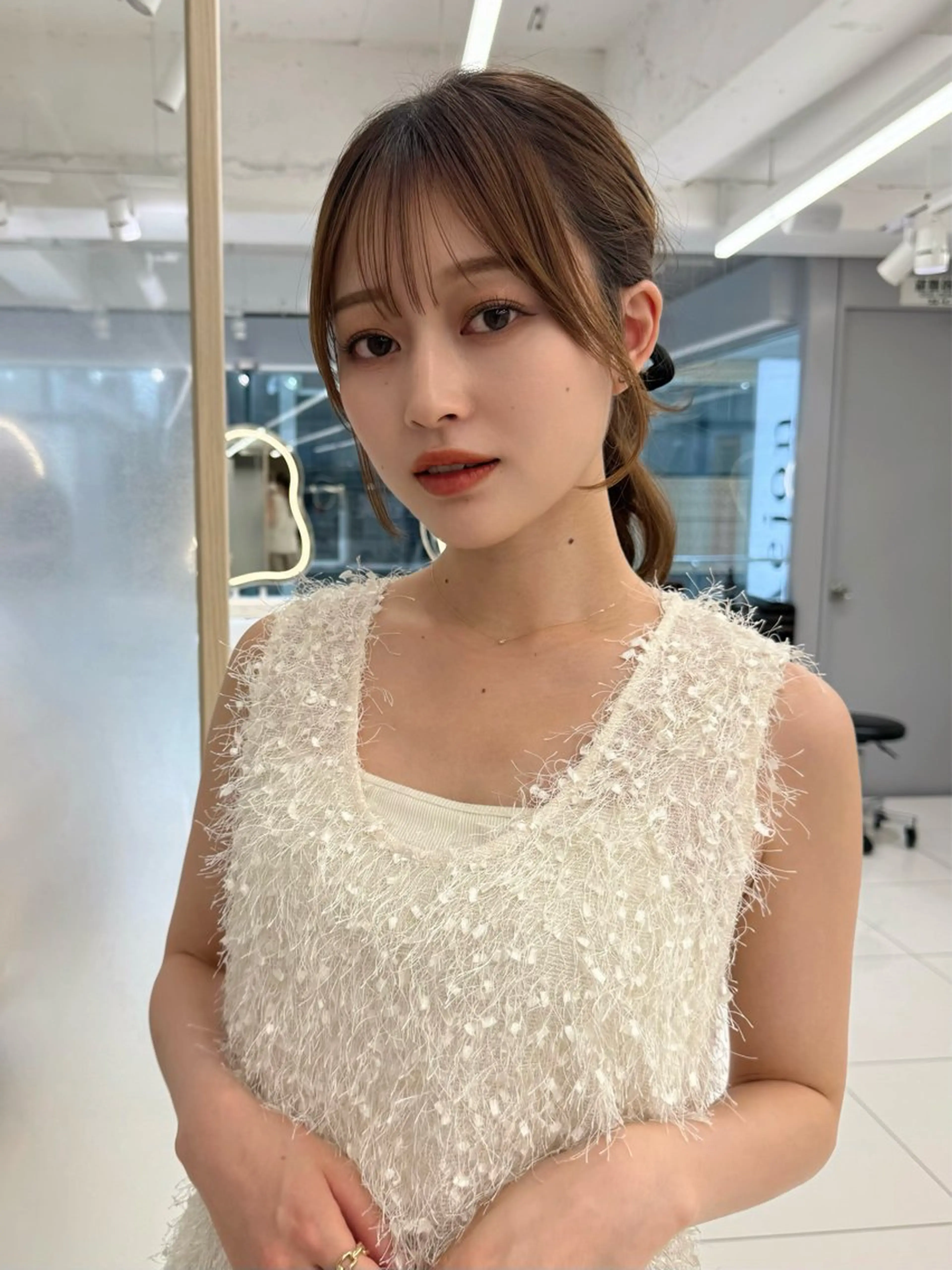 ミディアム 顔周り🇰🇷韓国 レイヤー/いづみ💞のヘアスタイル