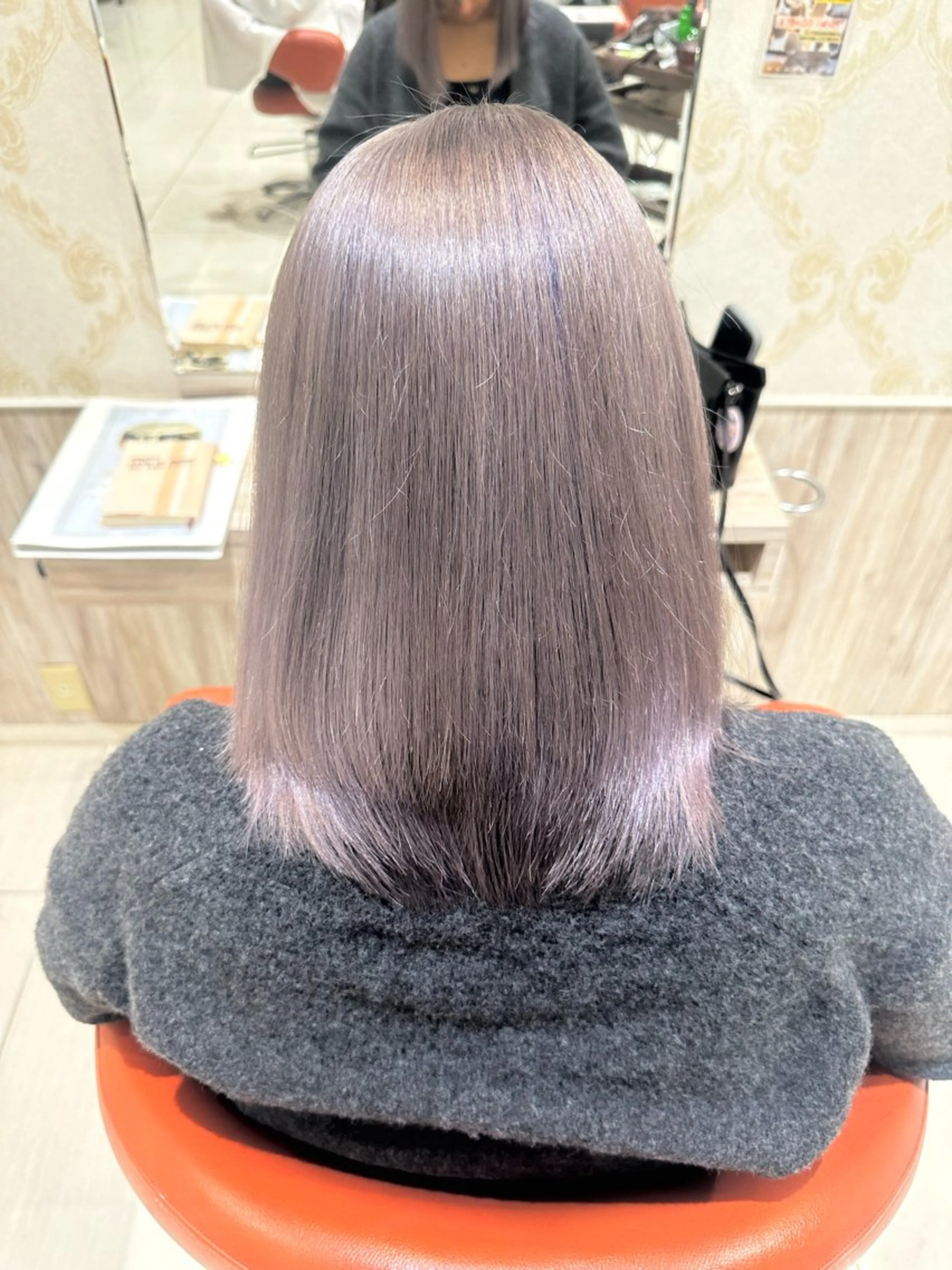 ミディアム ヘアカラー 永井 悠斗のヘアスタイル