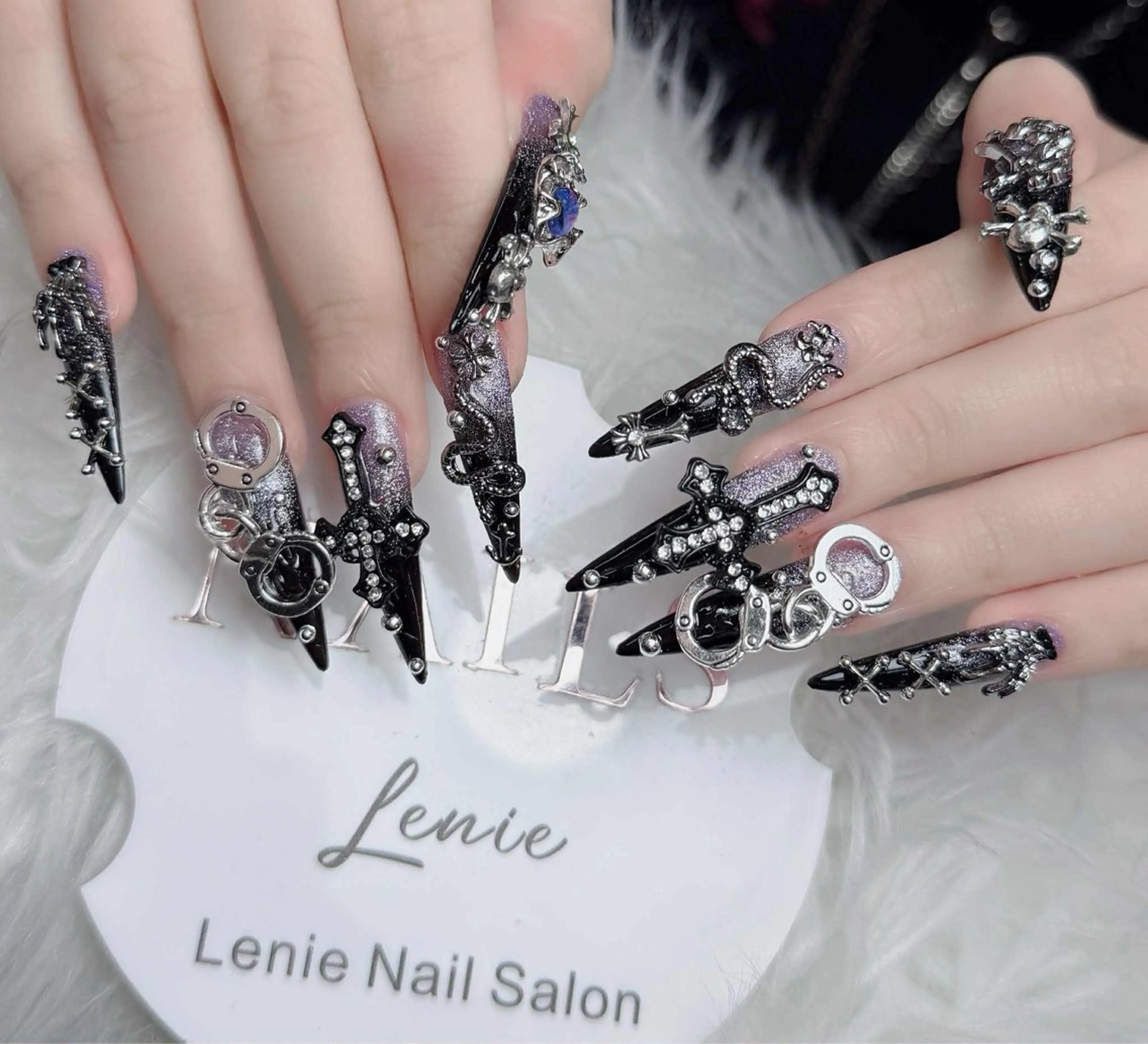 ネイル アートネイル 持ち込み ワンホンネイル ハンドネイル Lenie Nail Salonのネイルデザイン