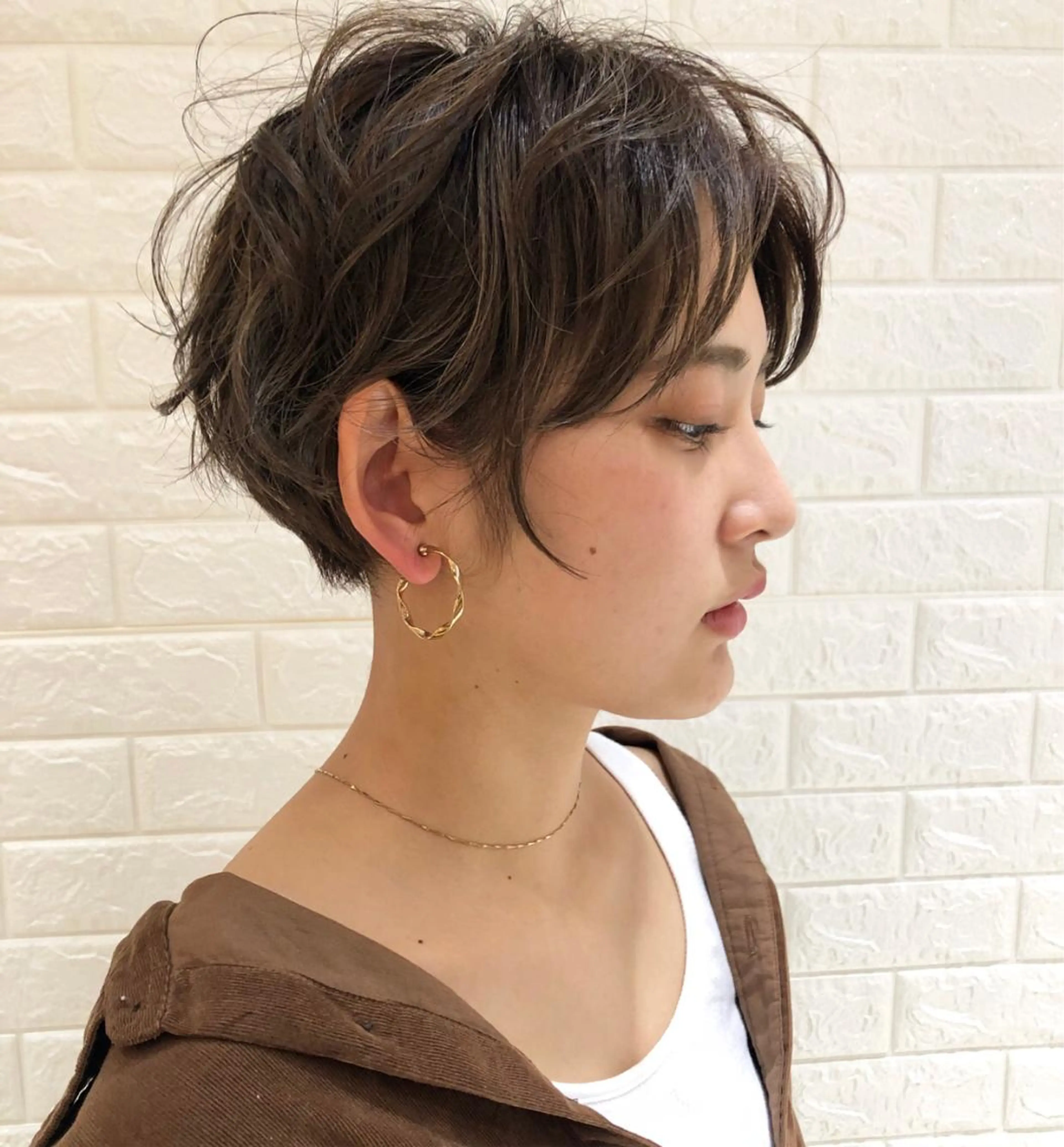 ショート カラー THE DAY所属・AKI HASHIMOTOのヘアスタイル