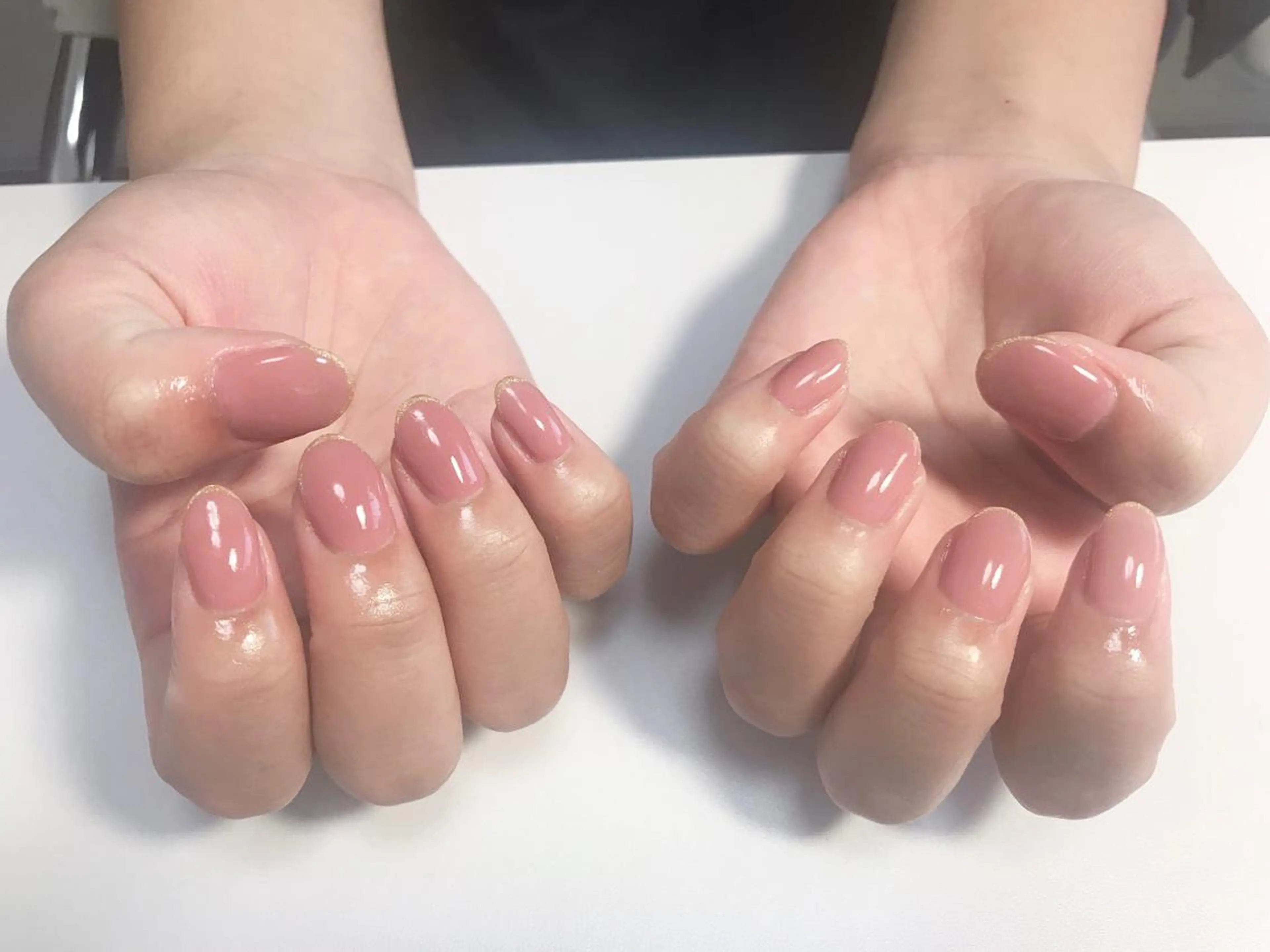 ネイル フレンチネイル ラメ(グリッター) ハンドネイル nailroom DIASOMNIAのネイルデザイン