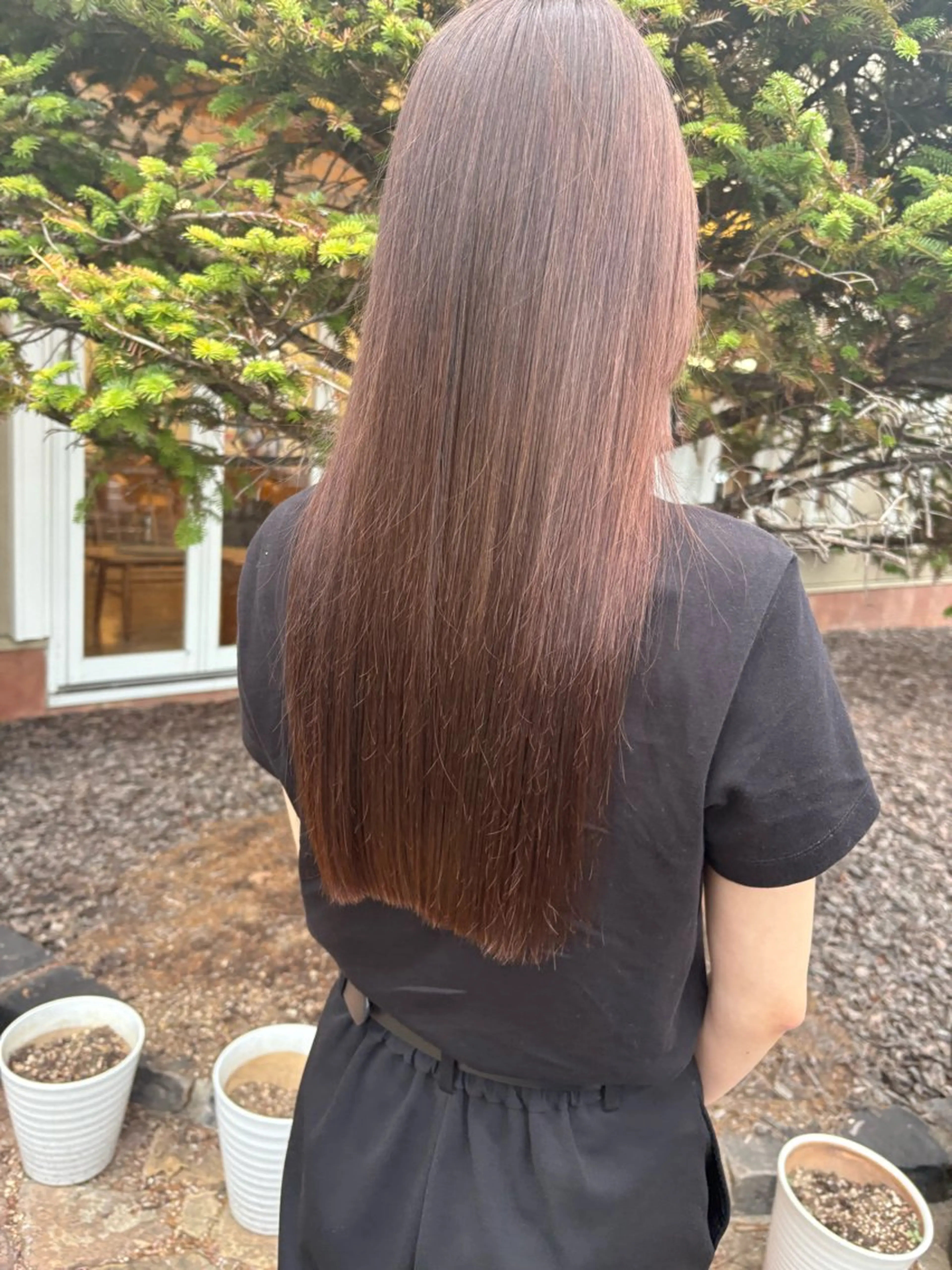 ロング カラー カット ヘアカラー Flat /rina🧸のヘアスタイル