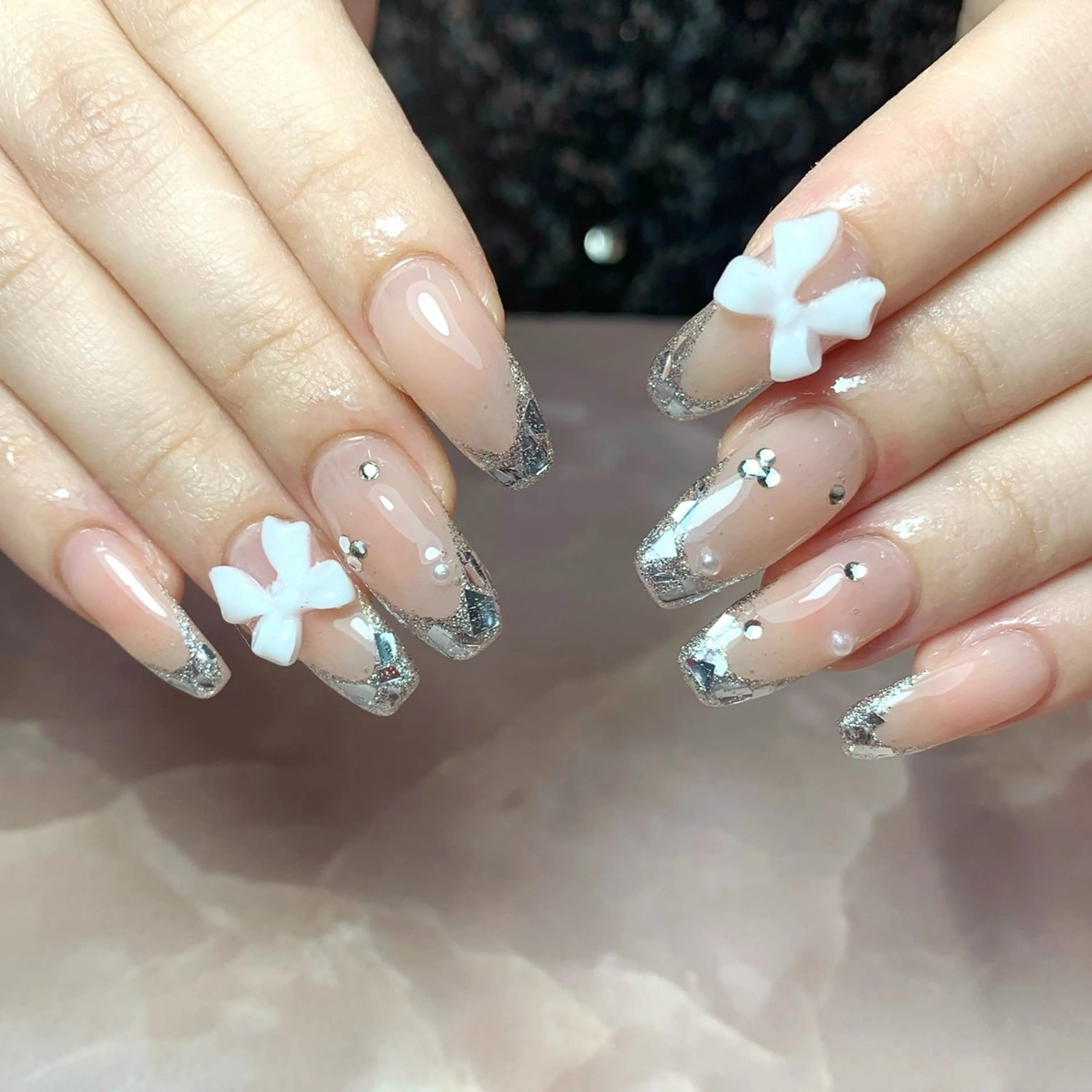 ネイル ハンドネイル Rose Glass 高蔵寺店のネイルデザイン