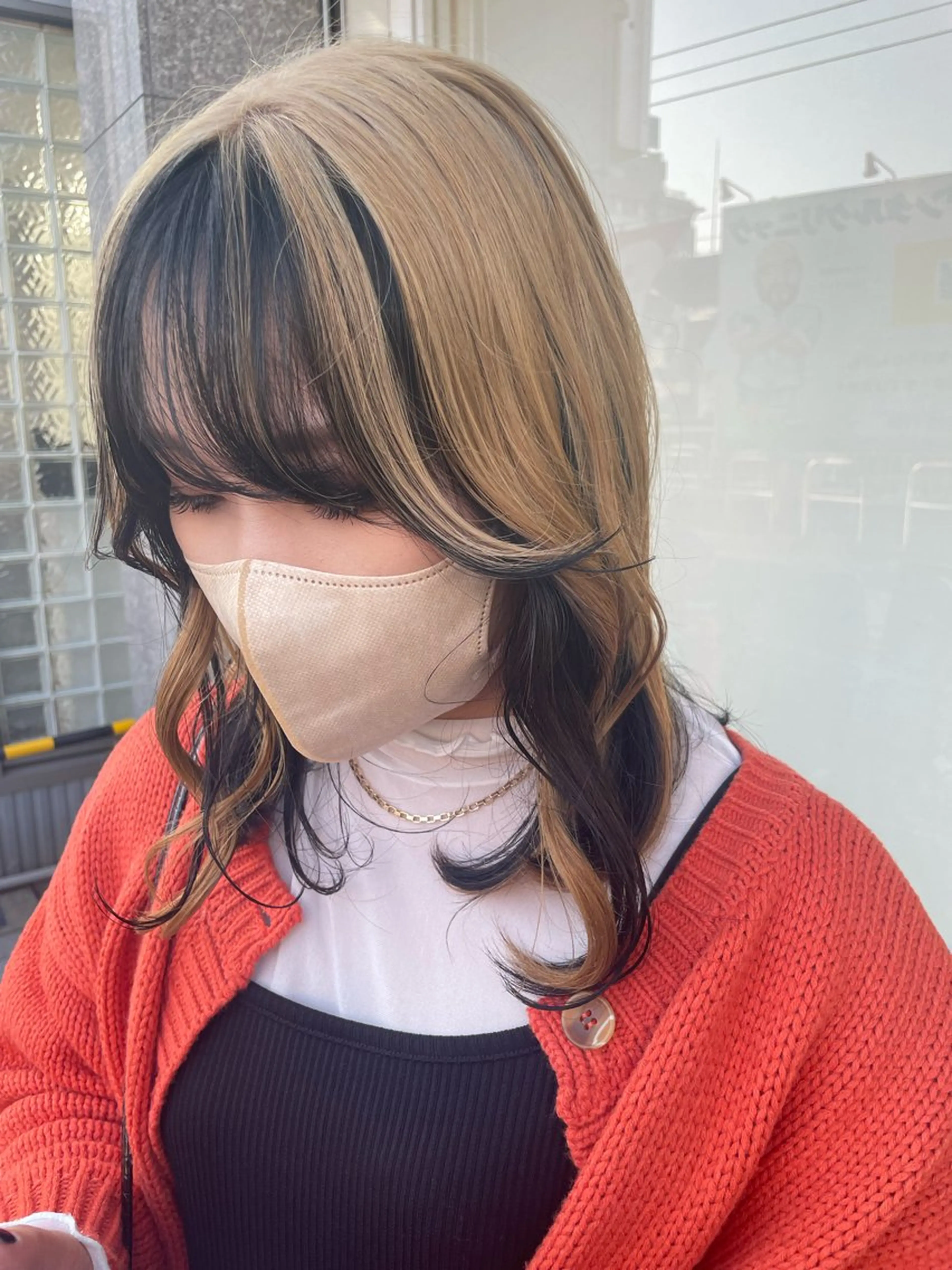 ミディアム 暖色🎀ゆるふわ☁️ MOERI 🍒のヘアスタイル