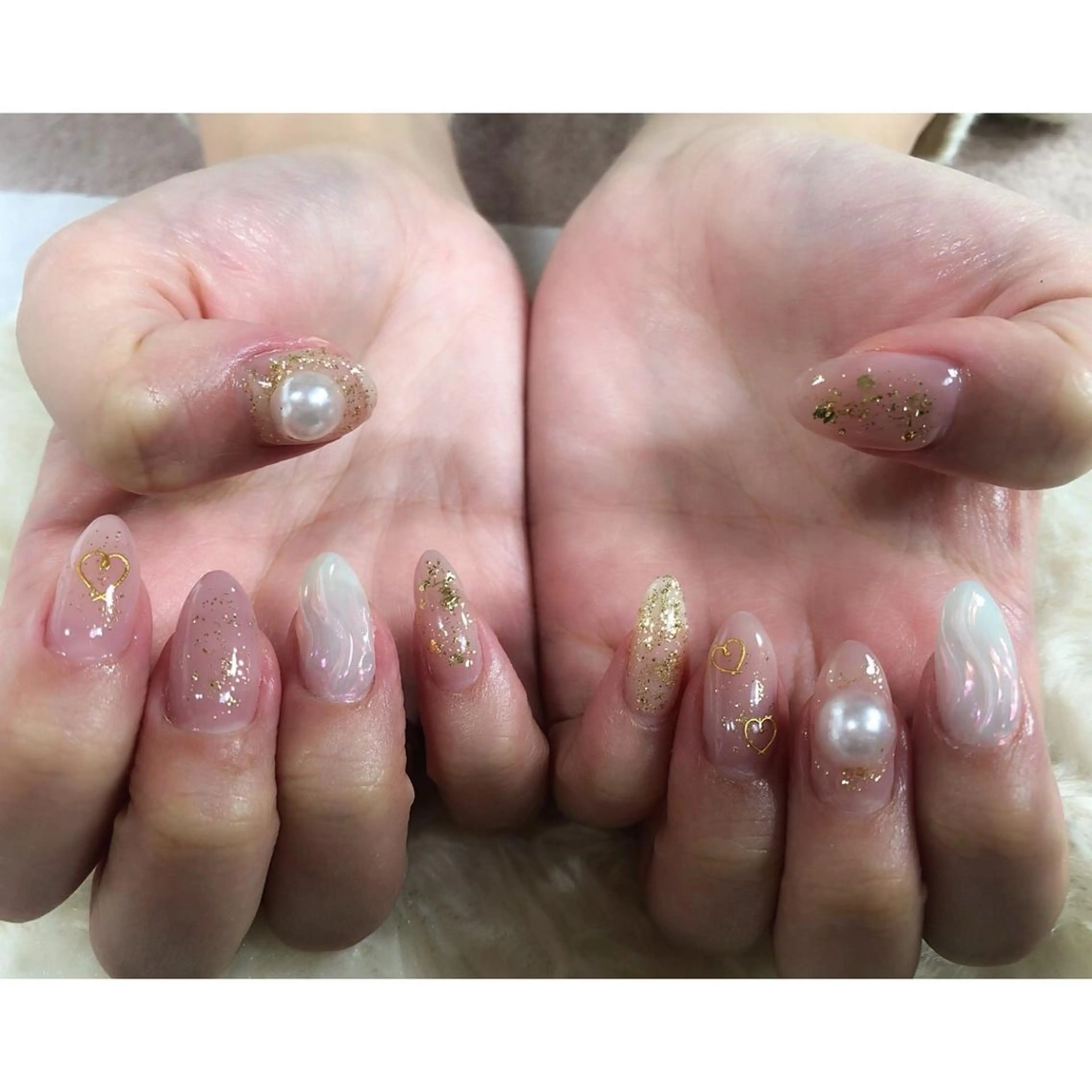 ネイル ハンドネイル 中谷 亜佑美のネイルデザイン