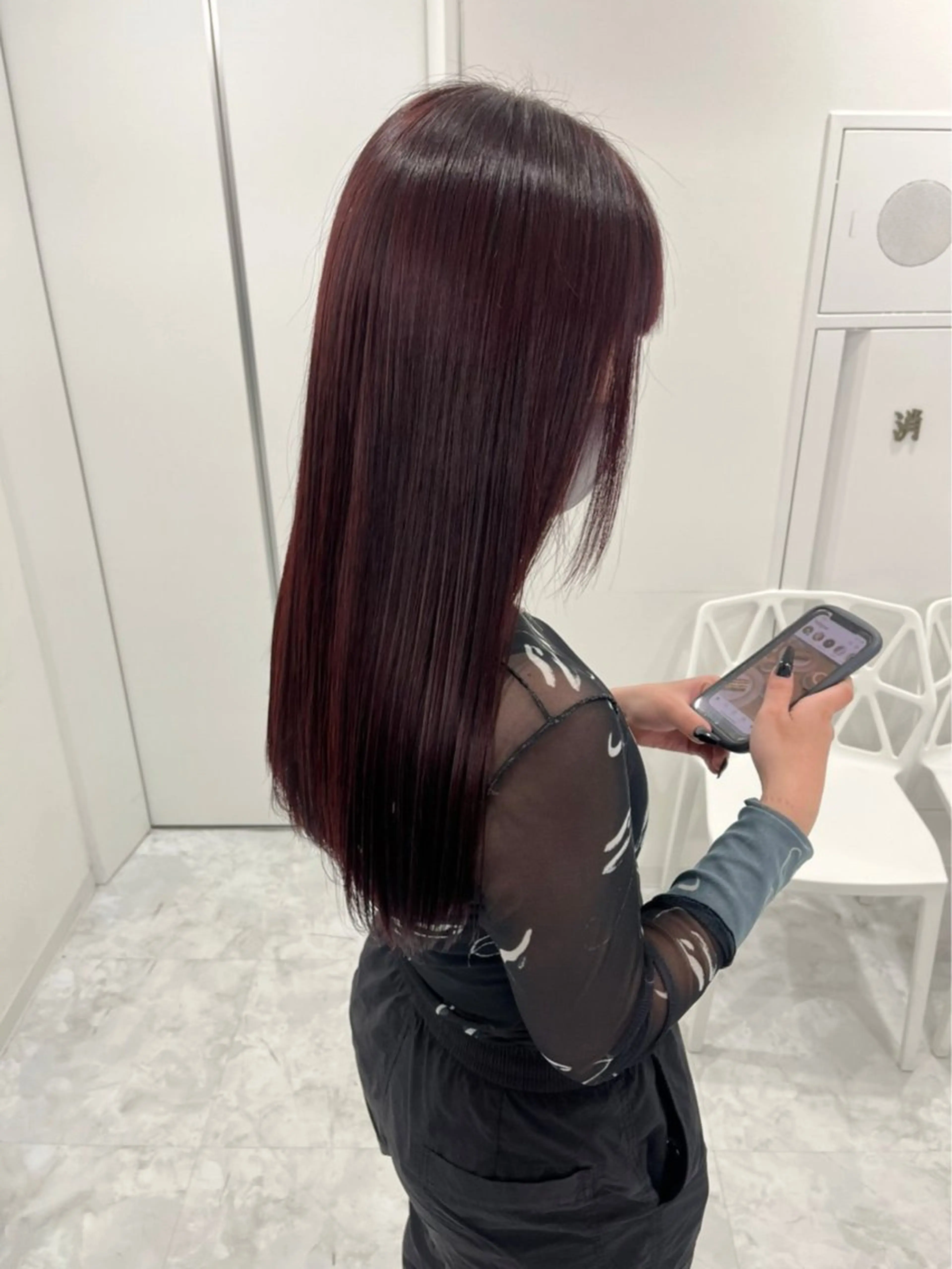 ロング カット ヘアカラー トリートメント 💖トレンド秋冬 カラー💖FUTAのヘアスタイル