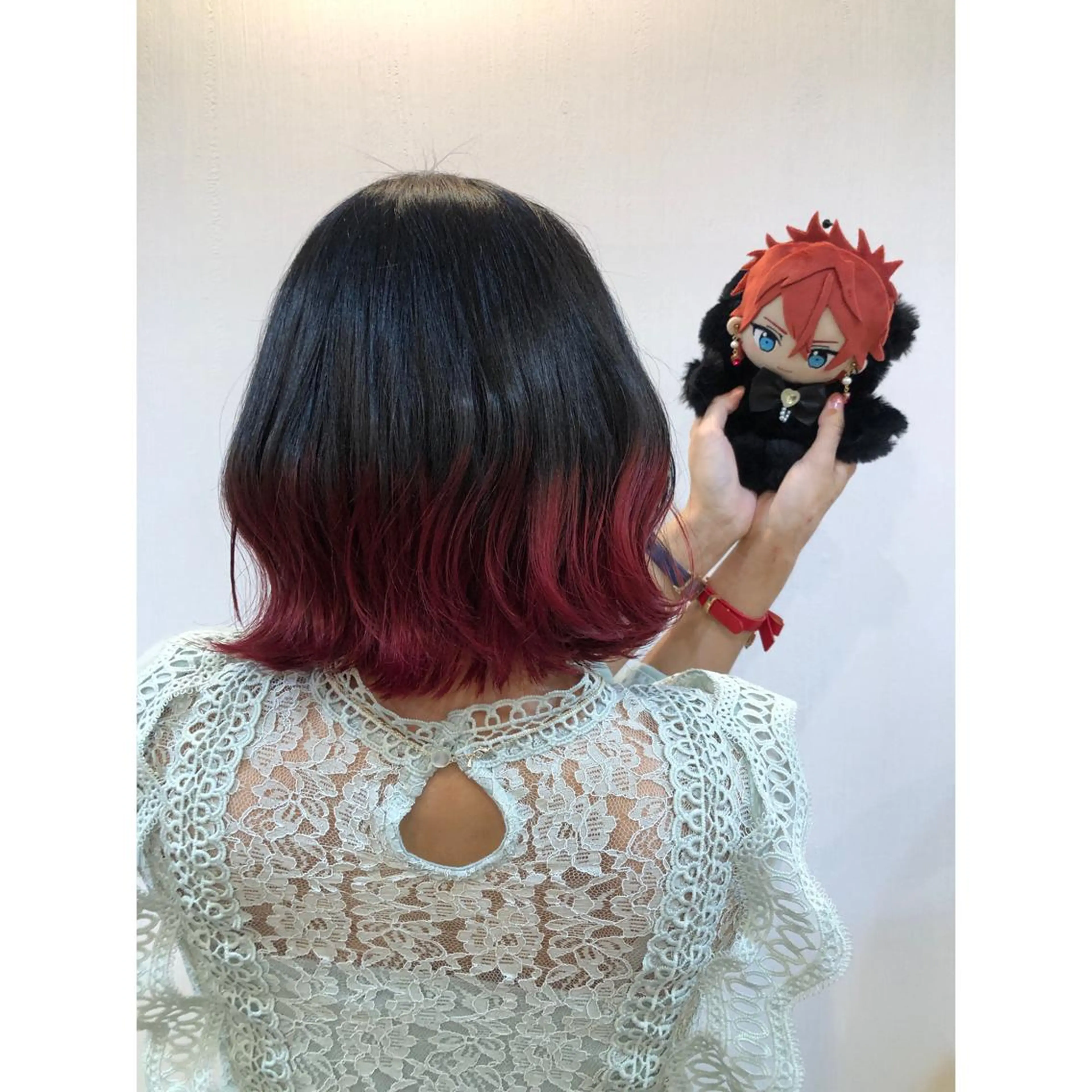 ミディアム カラー 推しカラー✨ オタク美容師ユウカのヘアスタイル