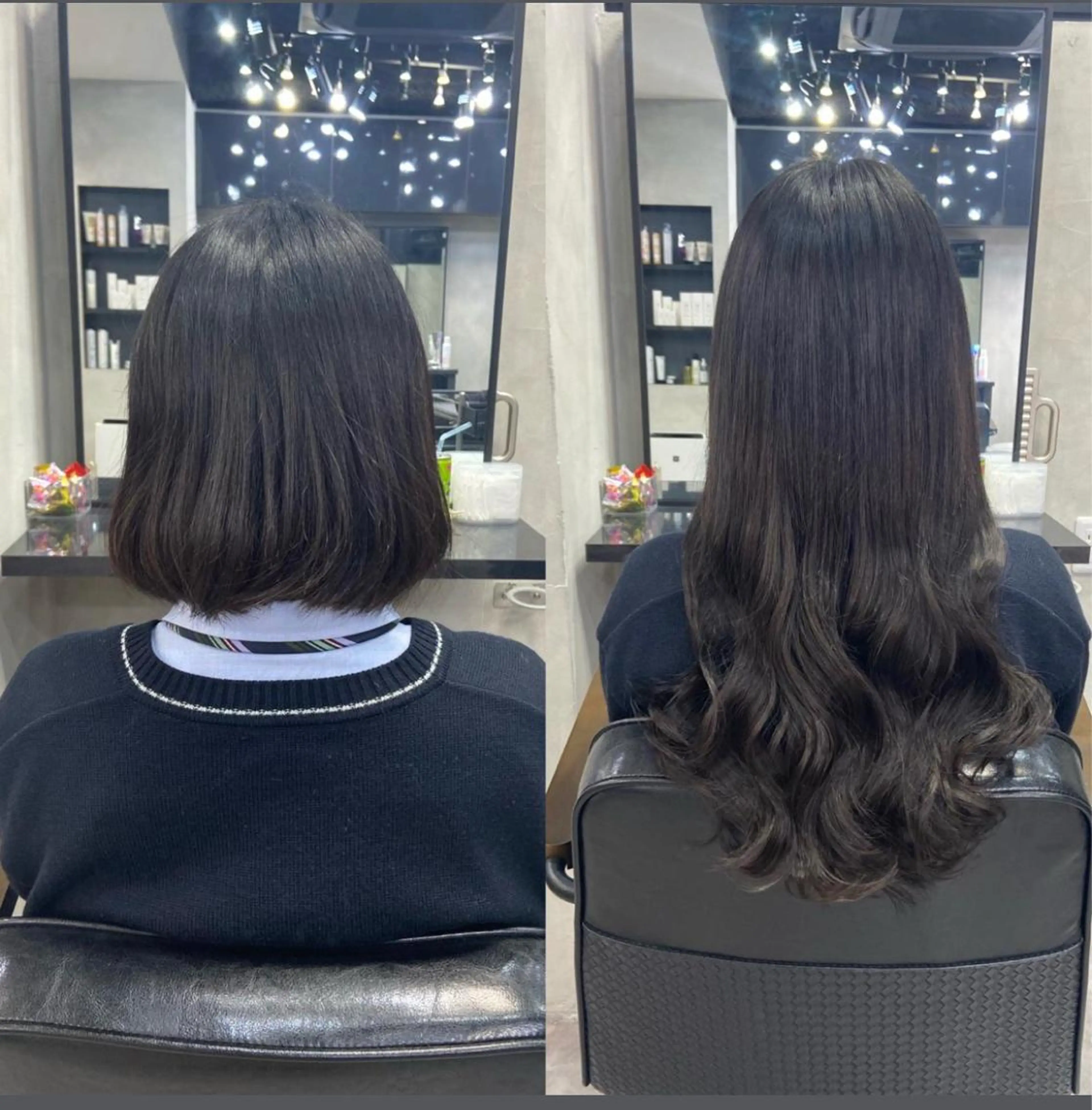 ショート エクステ 濱川響太レディース カットモデルのヘアスタイル