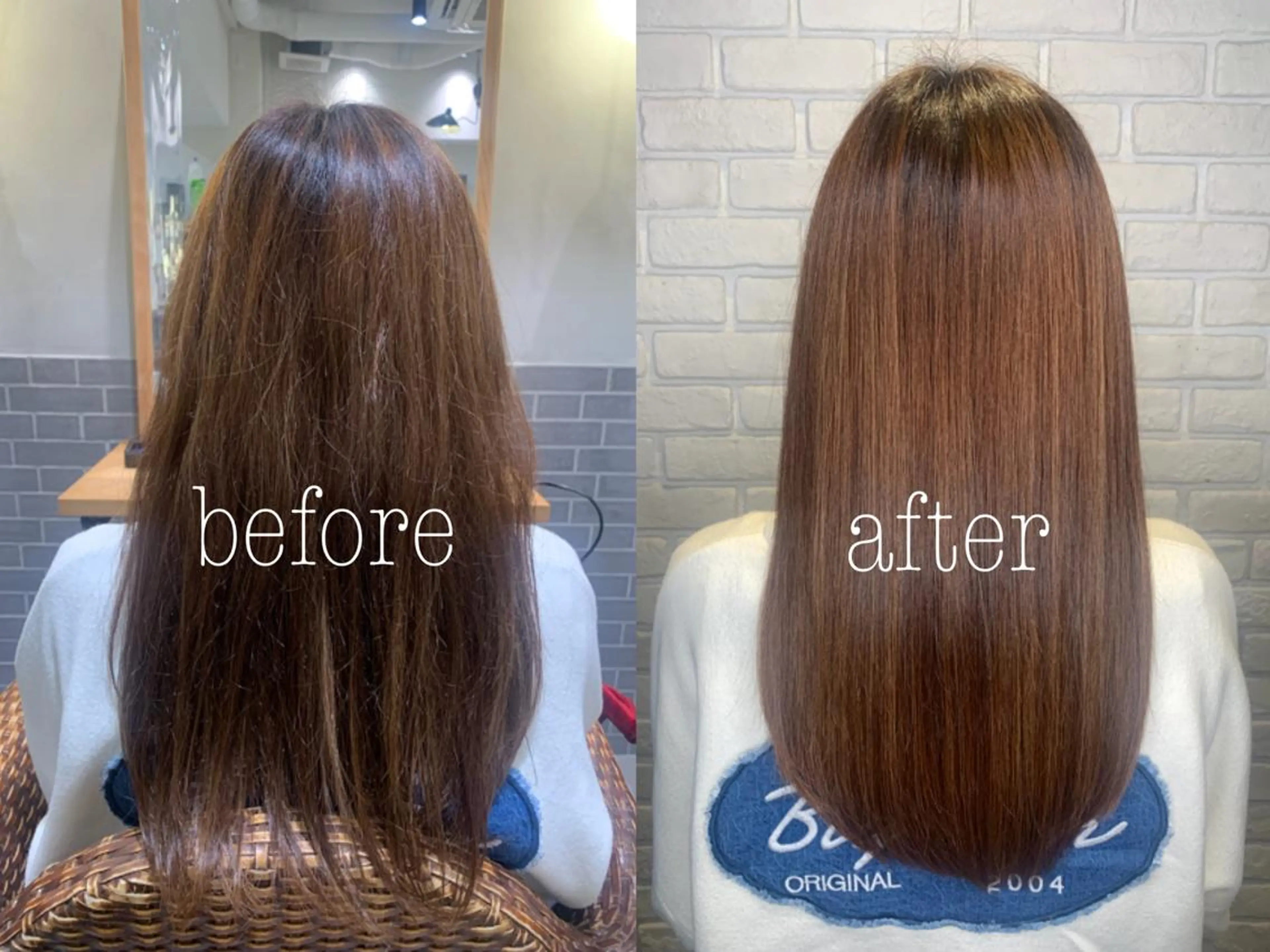 ロング 髪質改善/縮毛矯正 艶カラー/珠聡のヘアスタイル