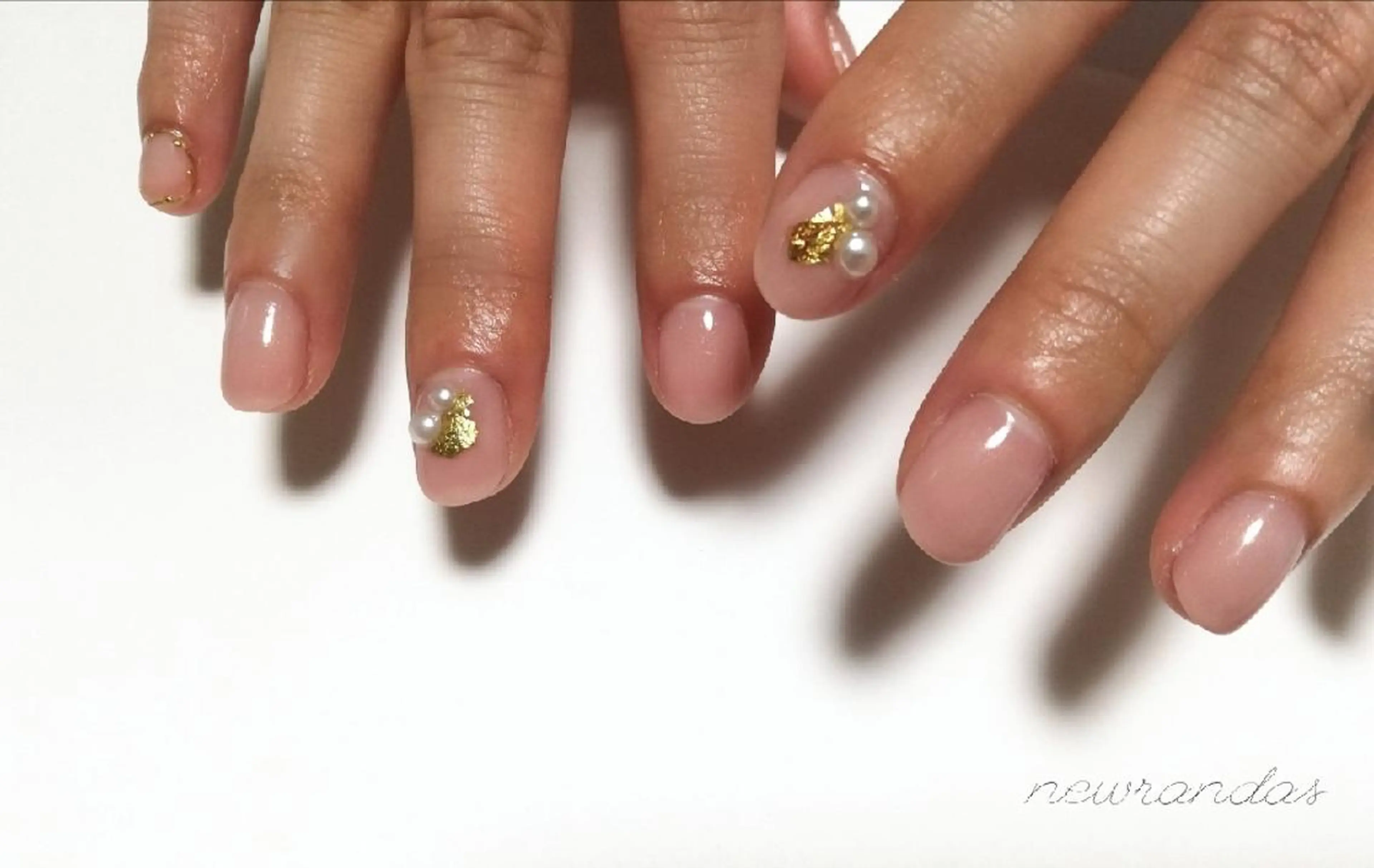 ネイル ブライダルネイル newrandas hitomiのネイルデザイン