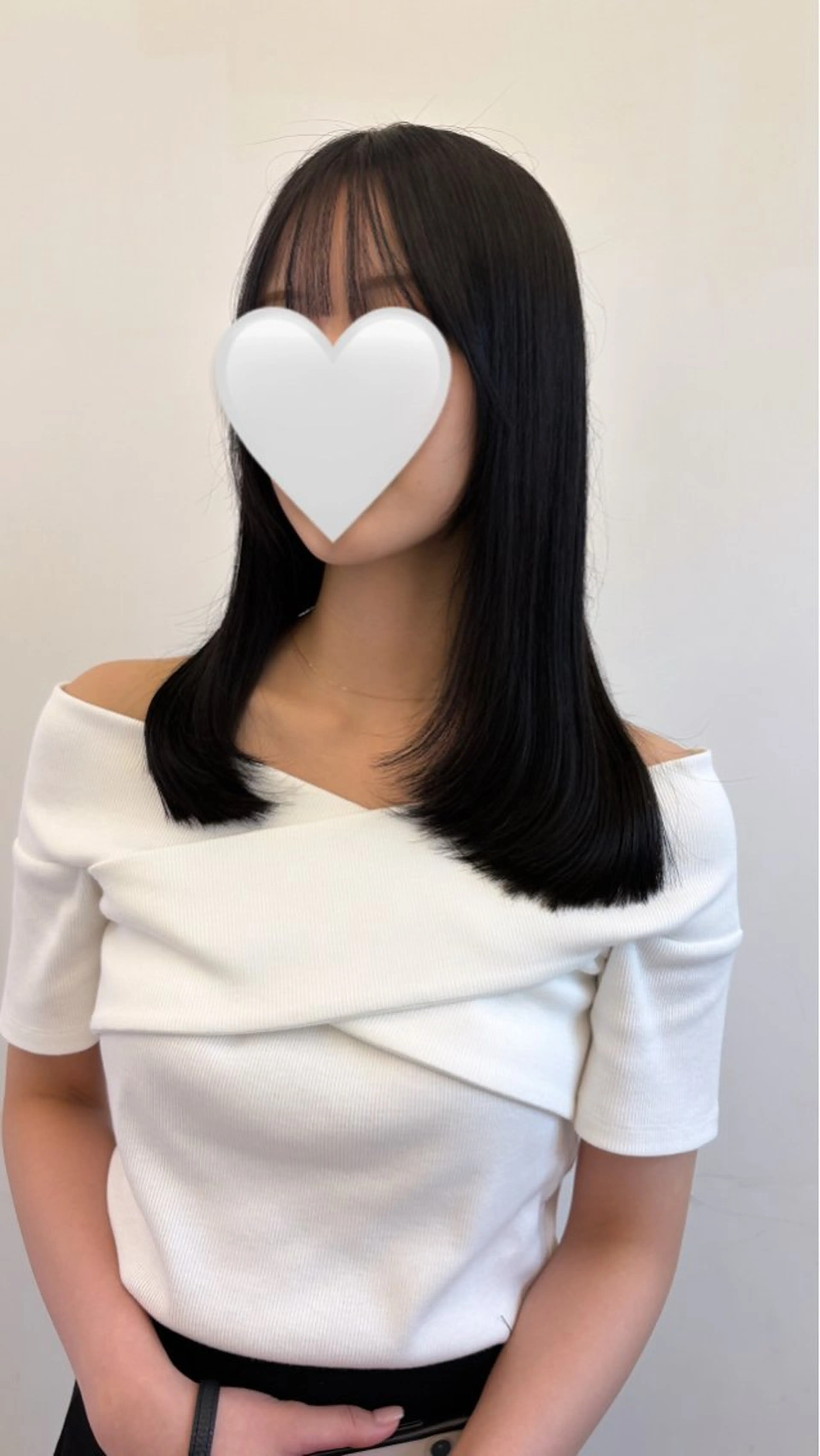 セミロング カット nok所属・レイヤー/ベージュ/ どますず🌺のヘアスタイル