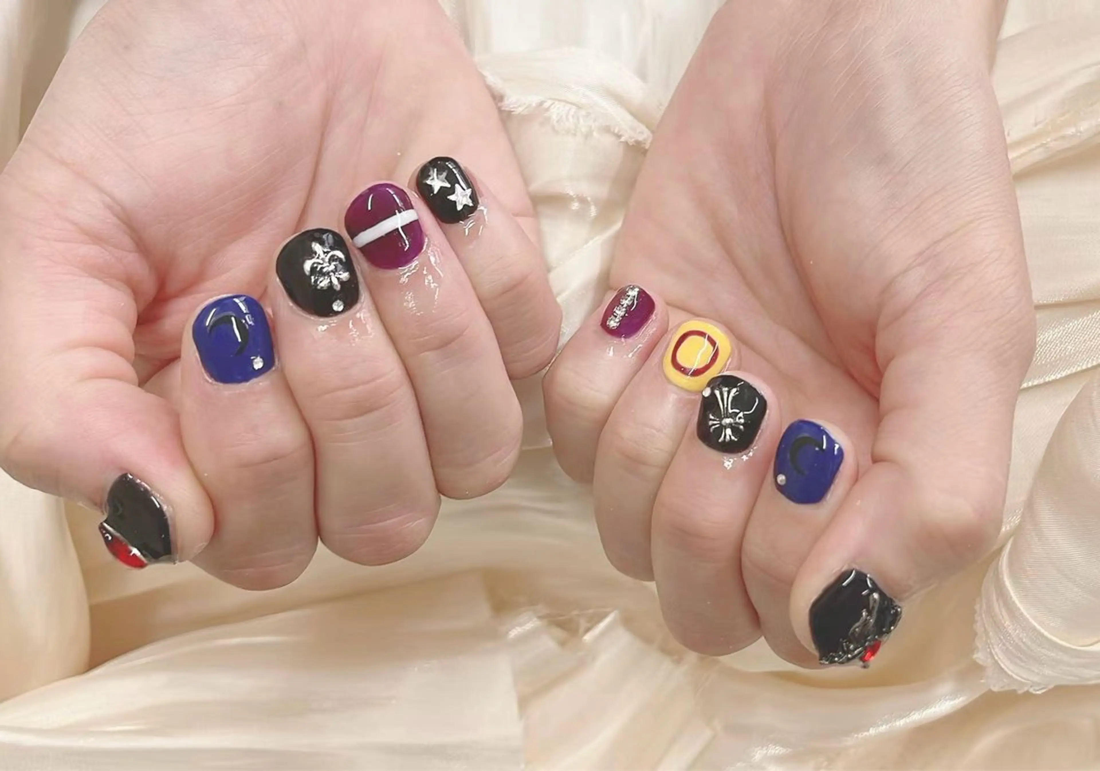 ネイル ハンドネイル ハンドケア 💜MIYA nail鶴見店のネイルデザイン