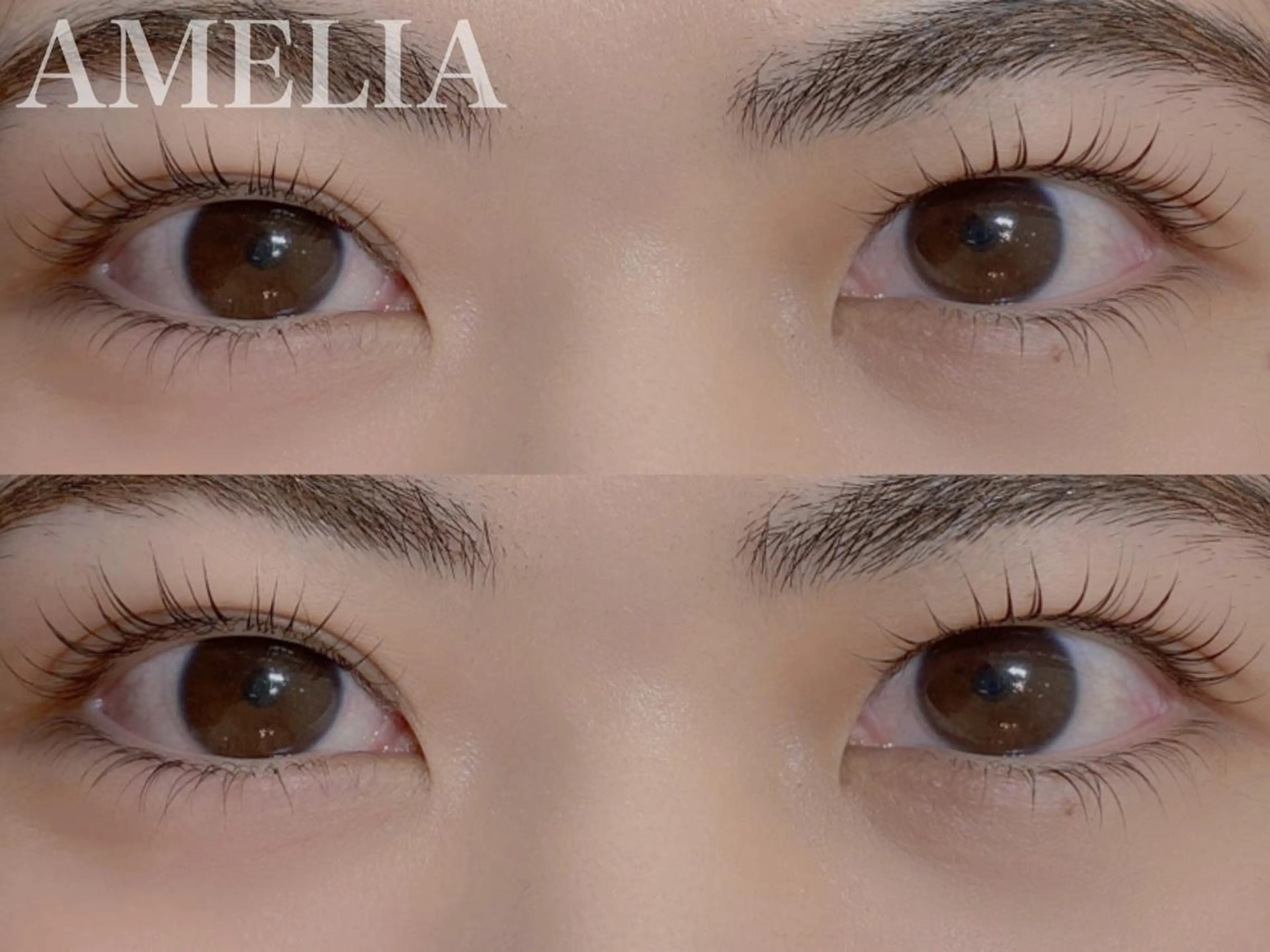 マツエク・マツパ まつげパーマ 下まつげエクステ AMELIA Rikakoのマツエク・マツパデザイン