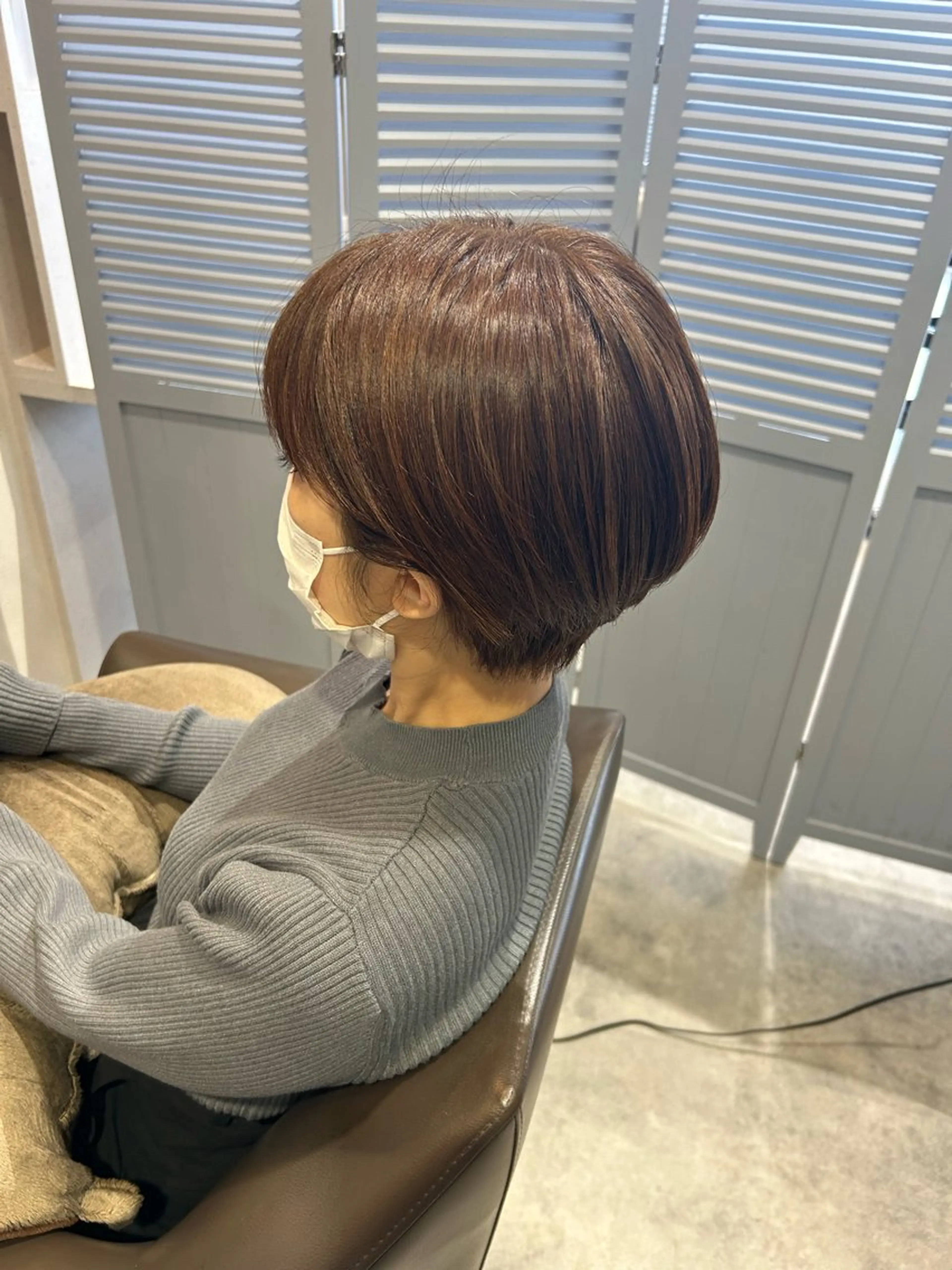 ショート カラー ベージュカラー ブリーチ ダブルカラー ブリーチなしカラー オリーブベージュ SUGAR/ソウ モデル募集中‼︎のヘアスタイル