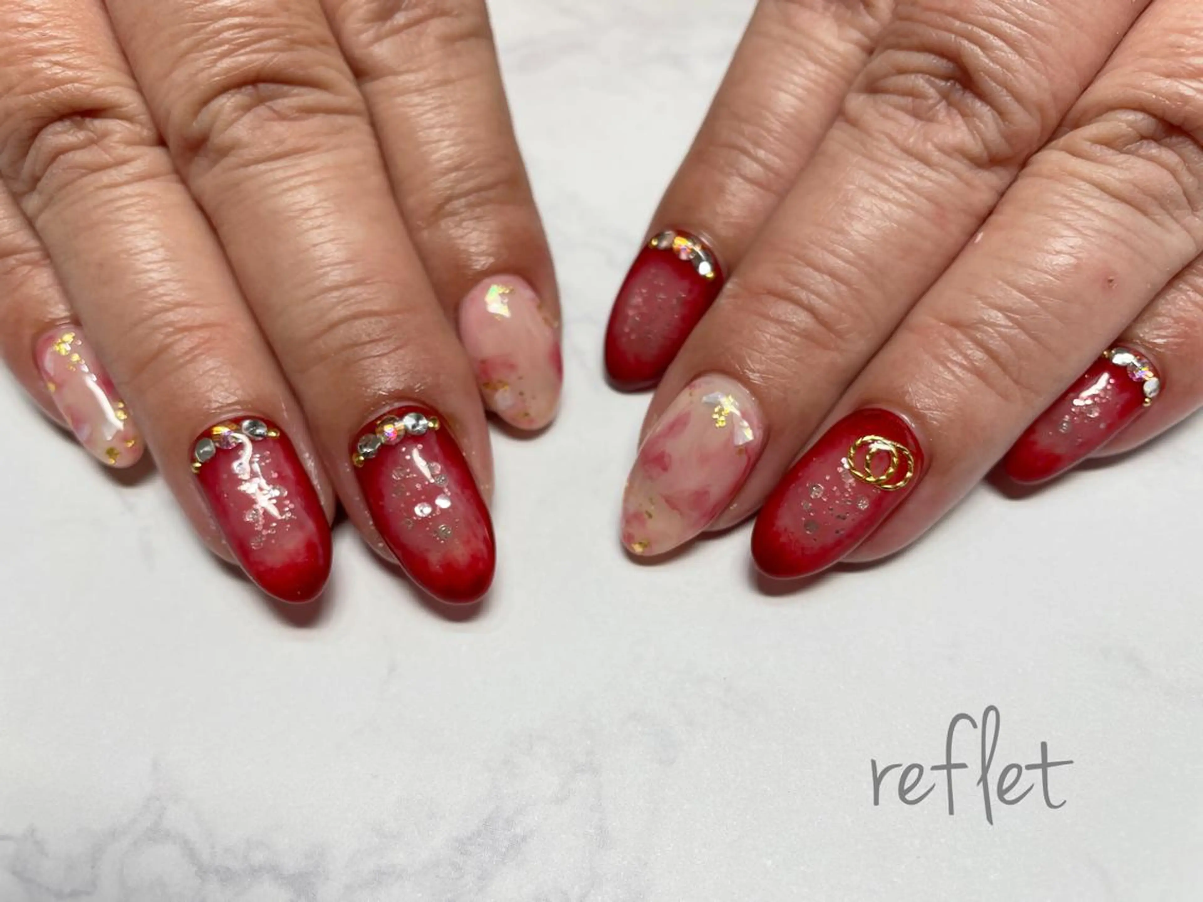 ネイル ハンドネイル reflet nailのネイルデザイン