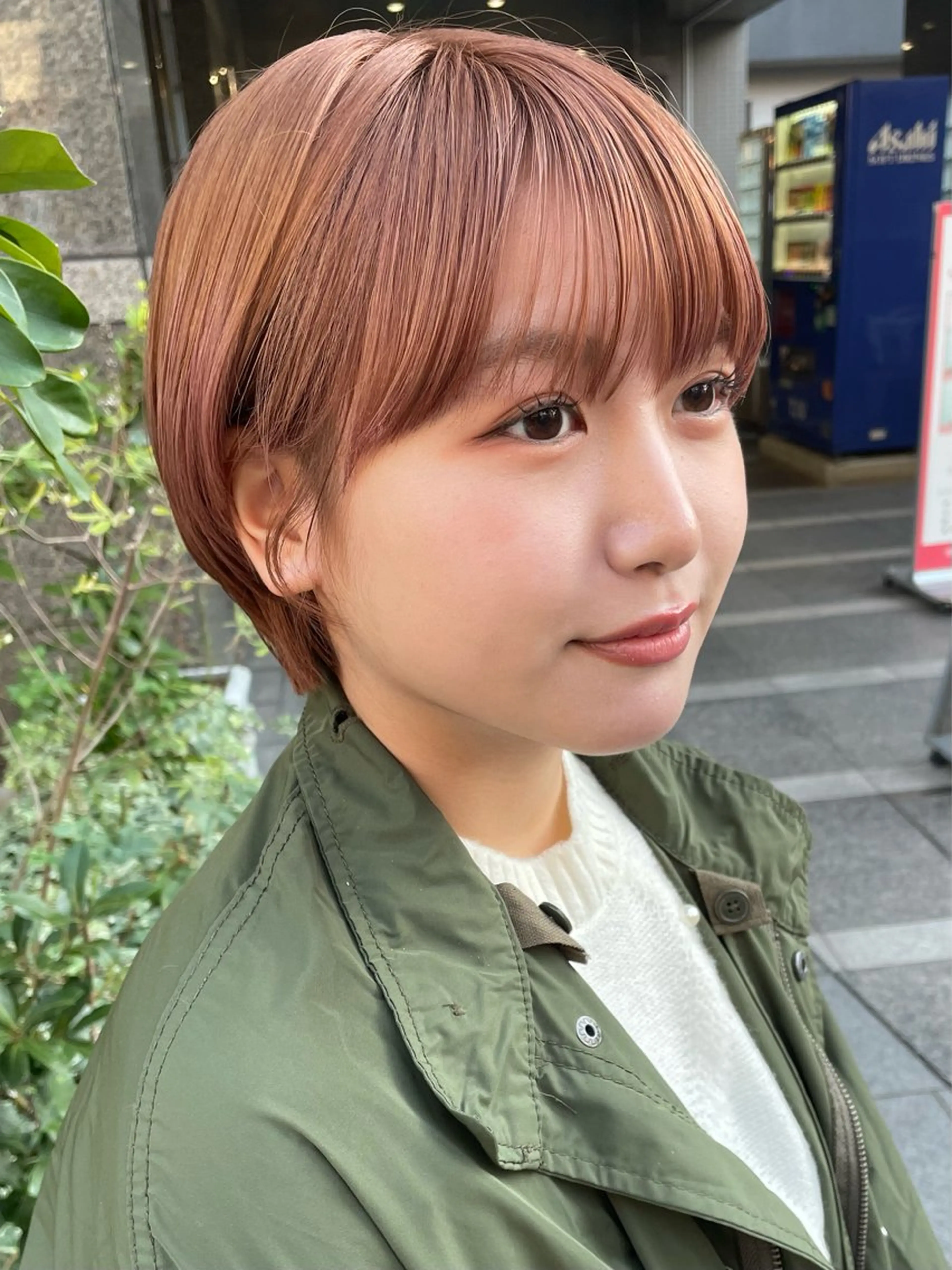 ショート 🎀大川 錬🎀 ブリーチなしWカラーのヘアスタイル