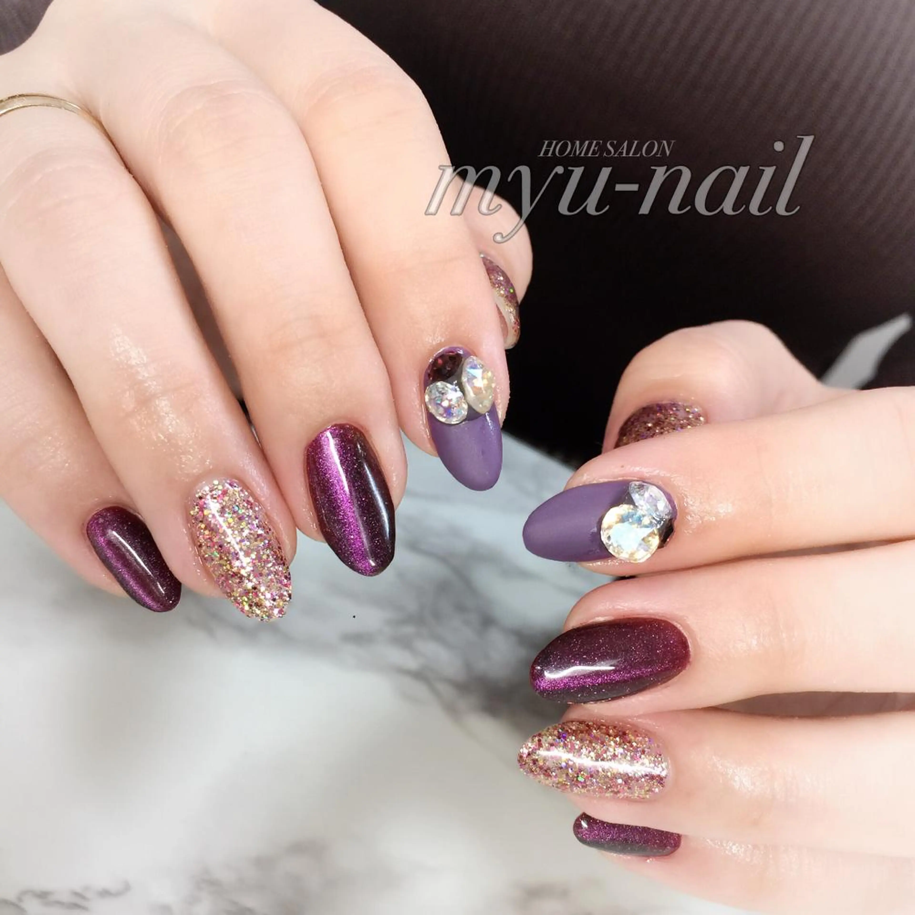 ネイル ホームサロン myu-nailのネイルデザイン