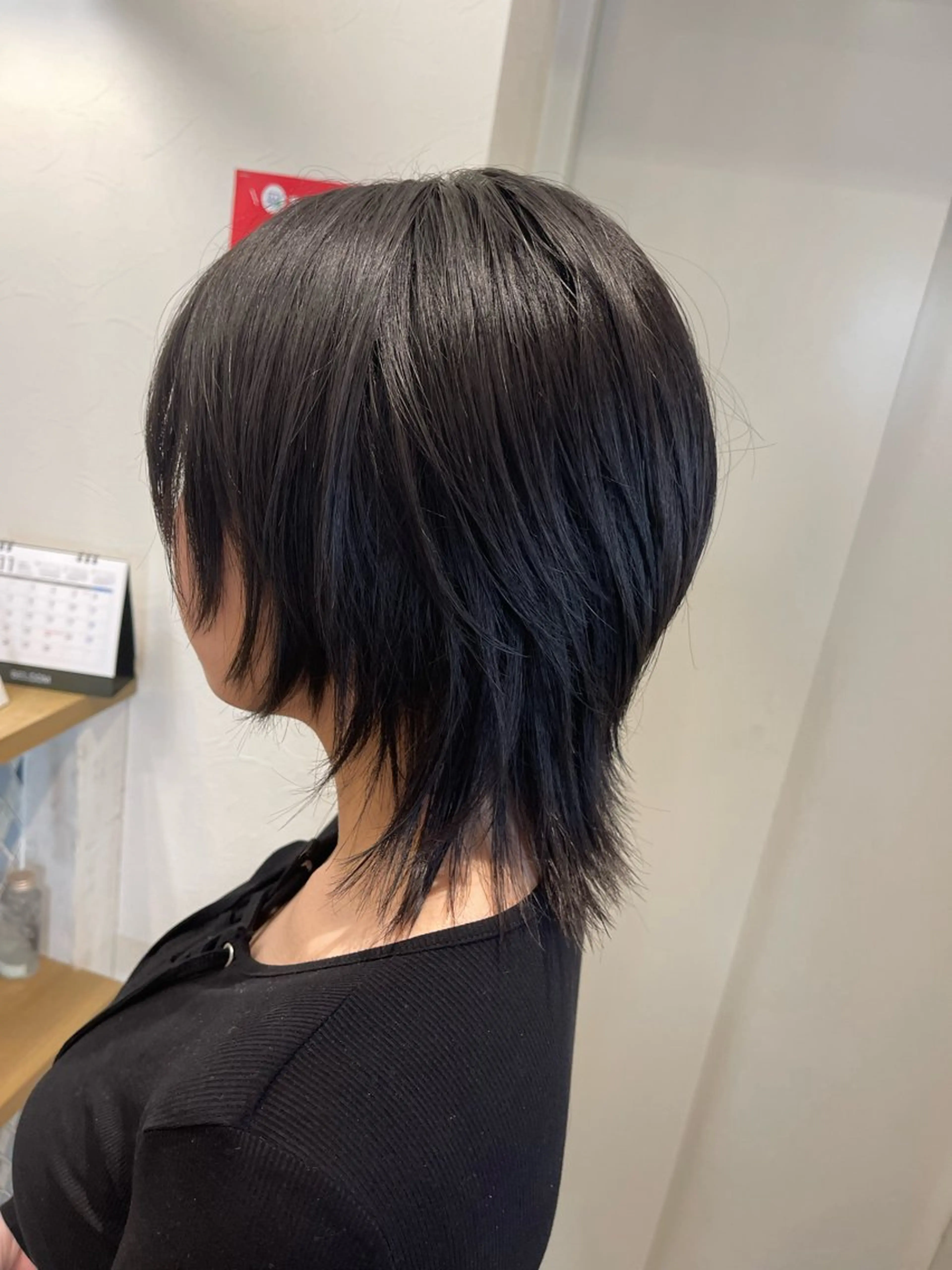 ミディアム カラー ウルフカット カット ヘアカラー トリートメント ショート/ボブ アンドウ☺︎のヘアスタイル