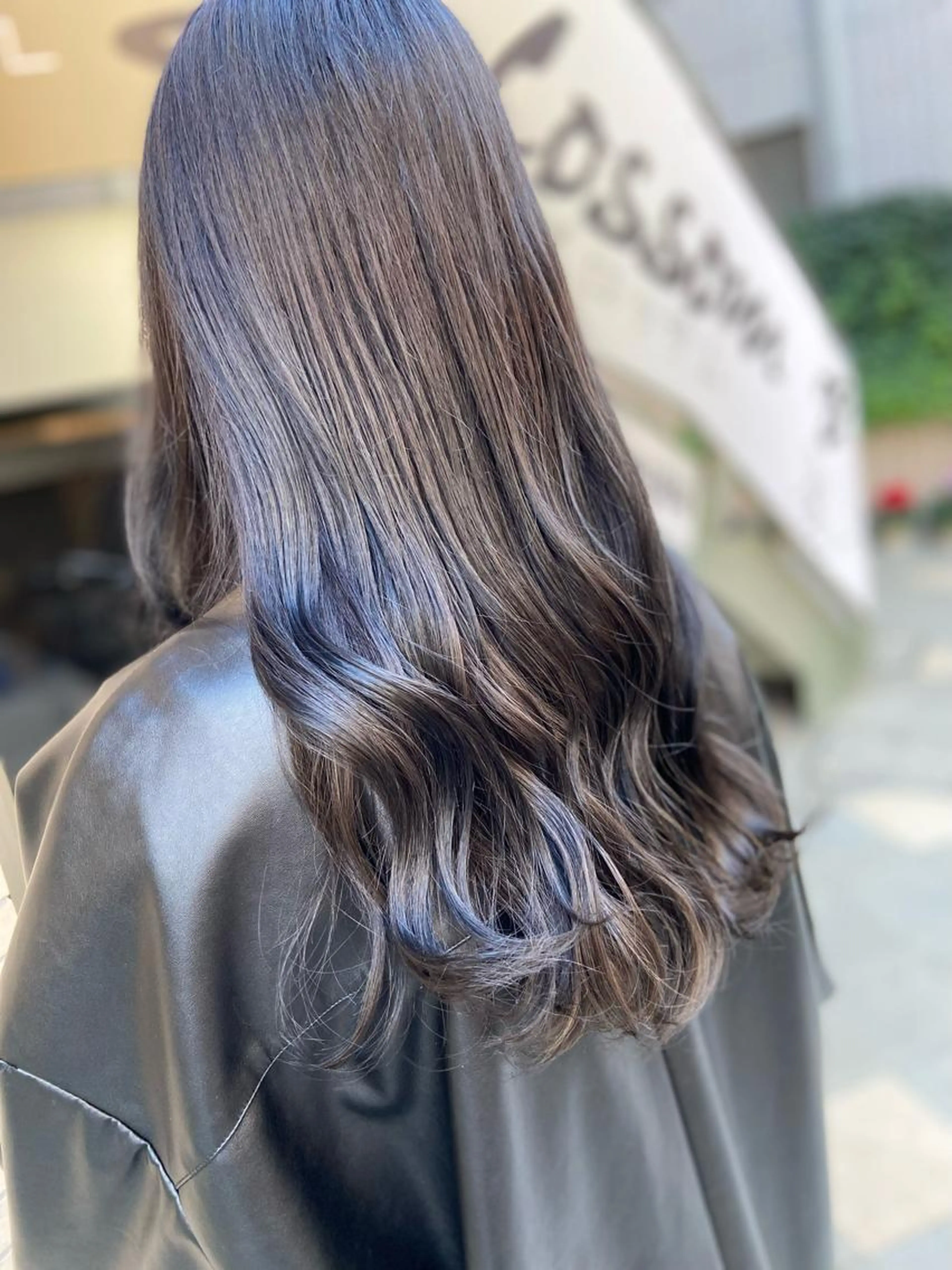 【大事な予定の前に✨】黒染めカラー＋質感トリートメントの写真